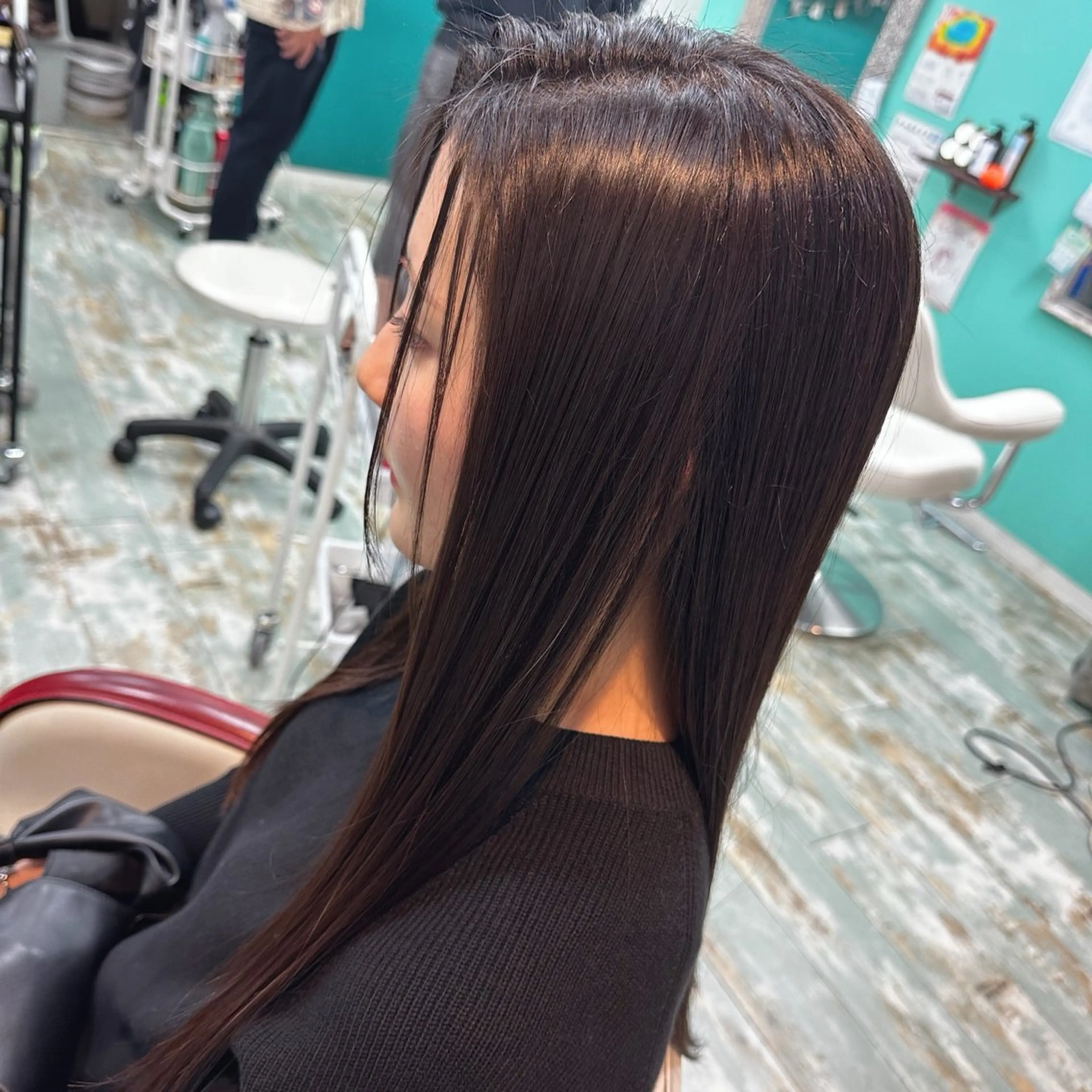 ロング トリートメント 三原 友美のヘアスタイル