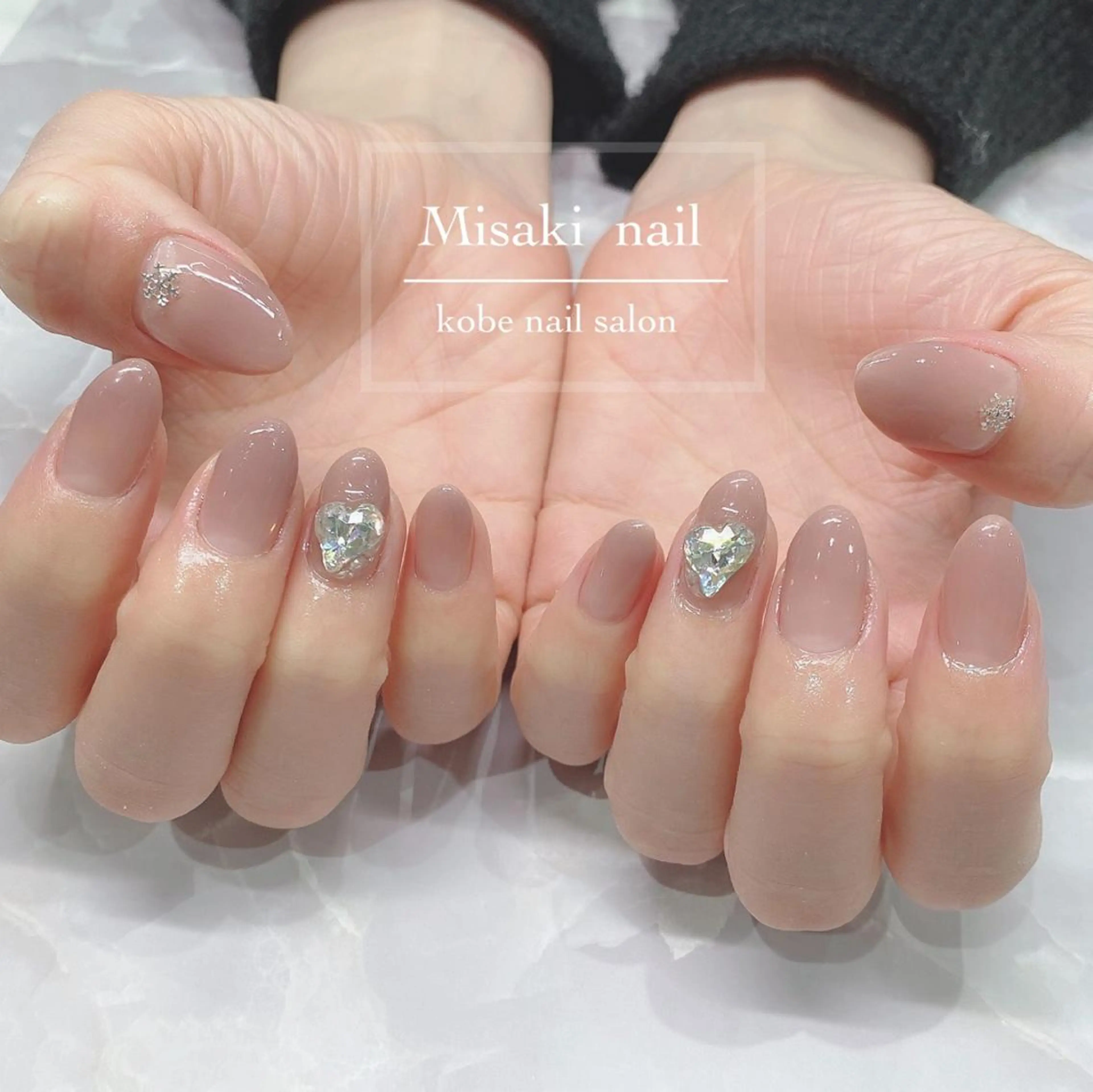 ネイル 韓国ネイル ワンホンネイル ハンドネイル nailsalon miinailsのネイルデザイン