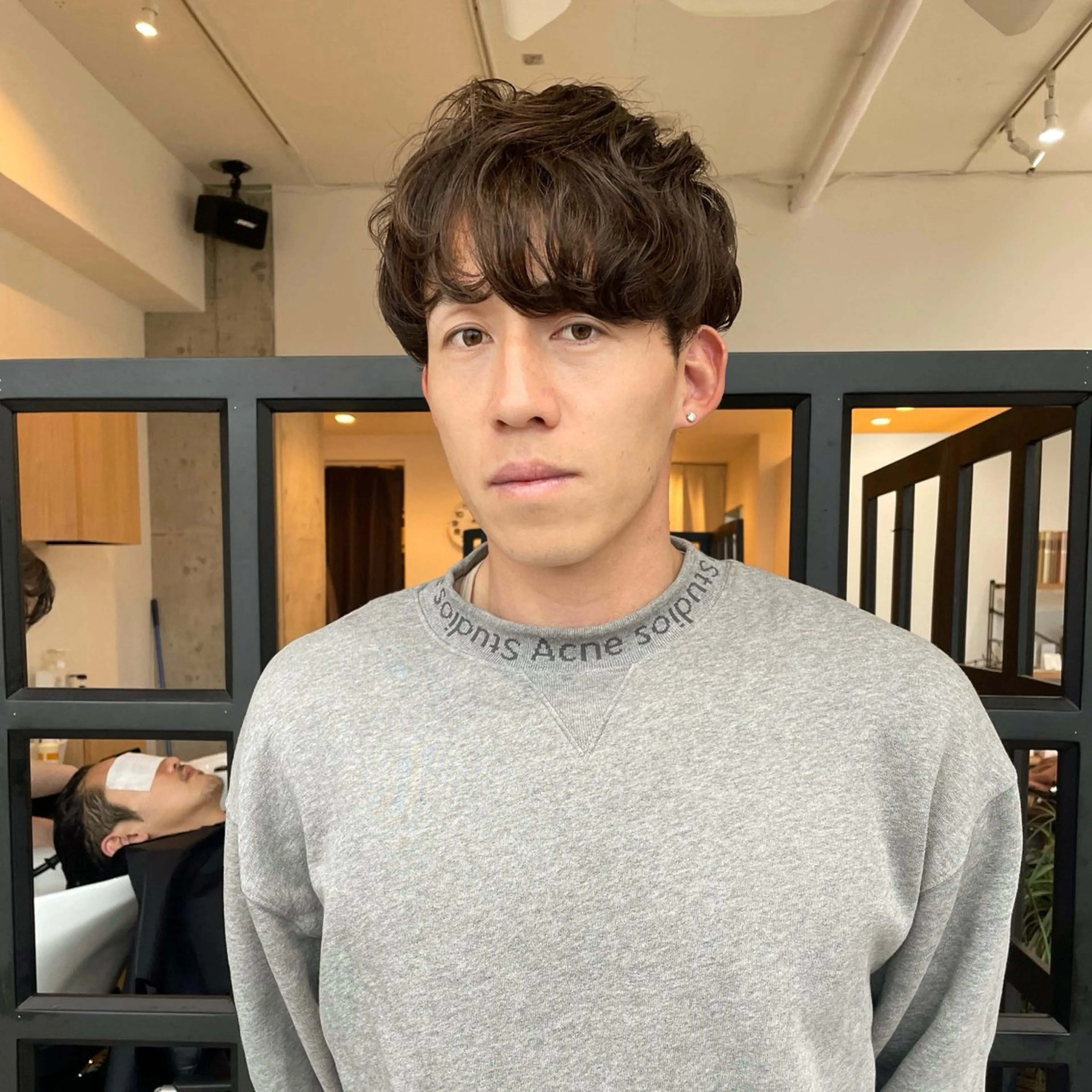 ショート パーマ メンズ マッシュ メンズパーマ メンズショート ショートヘア ニュアンスパーマ 堀江将太朗/恵比寿/ メンズカットのヘアスタイル