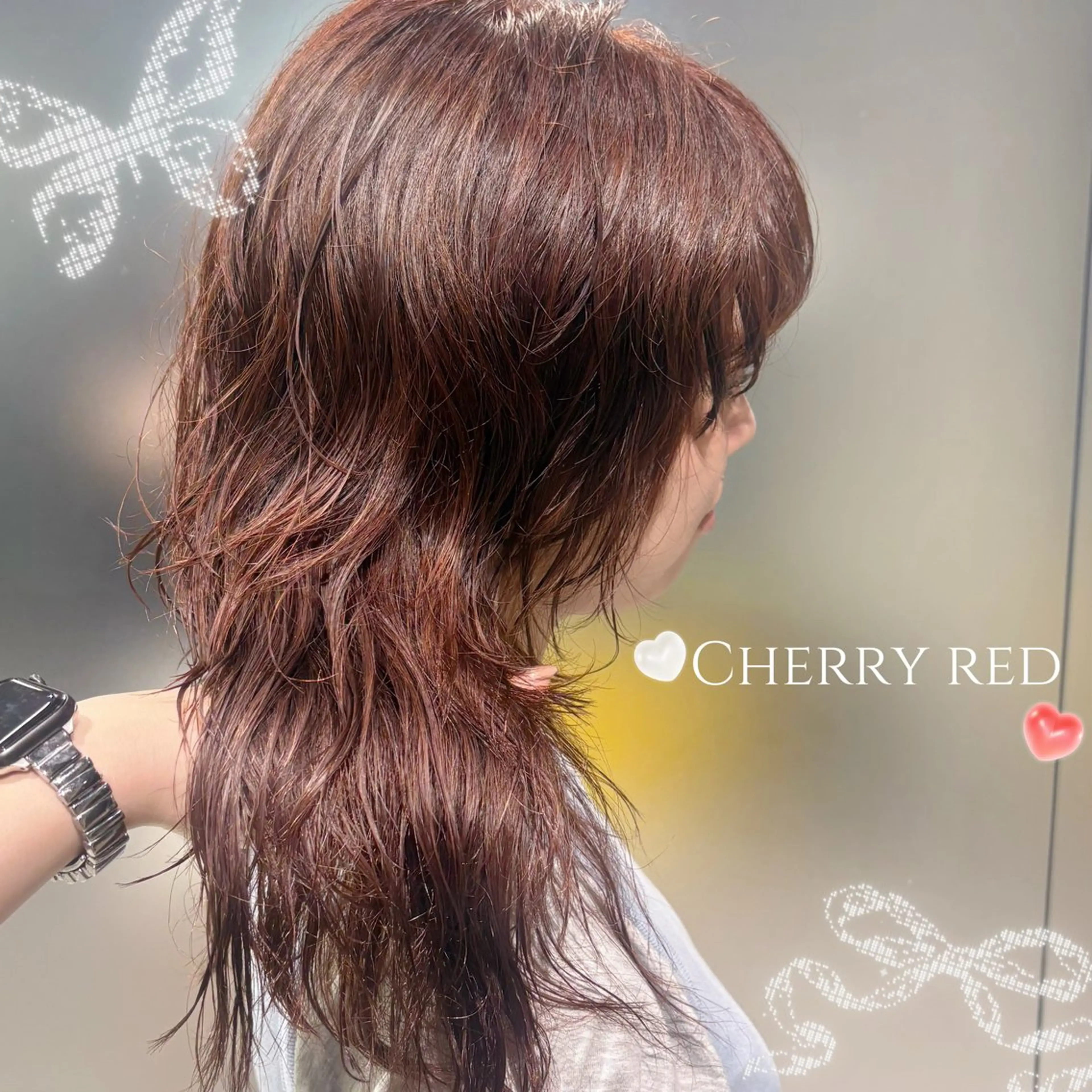 セミロング セミロングパーマ 韓国風カラー 韓国風ヘア 🤍モテレディヘア 🤍Hitohaのヘアスタイル