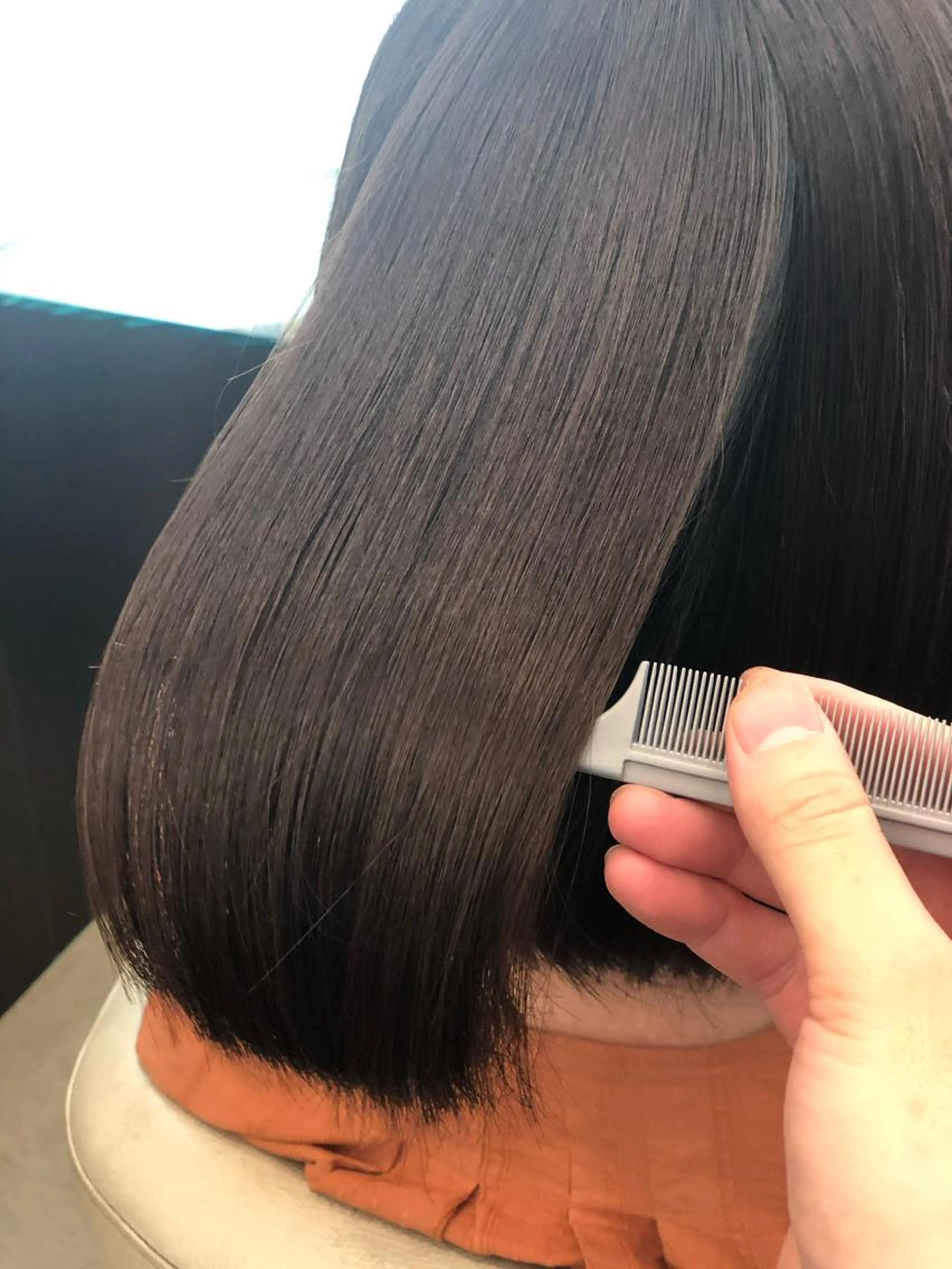 ⭐️【ダメージレスオイルカラー使用】オイルカラー&毛先カット✂️艶コースの写真