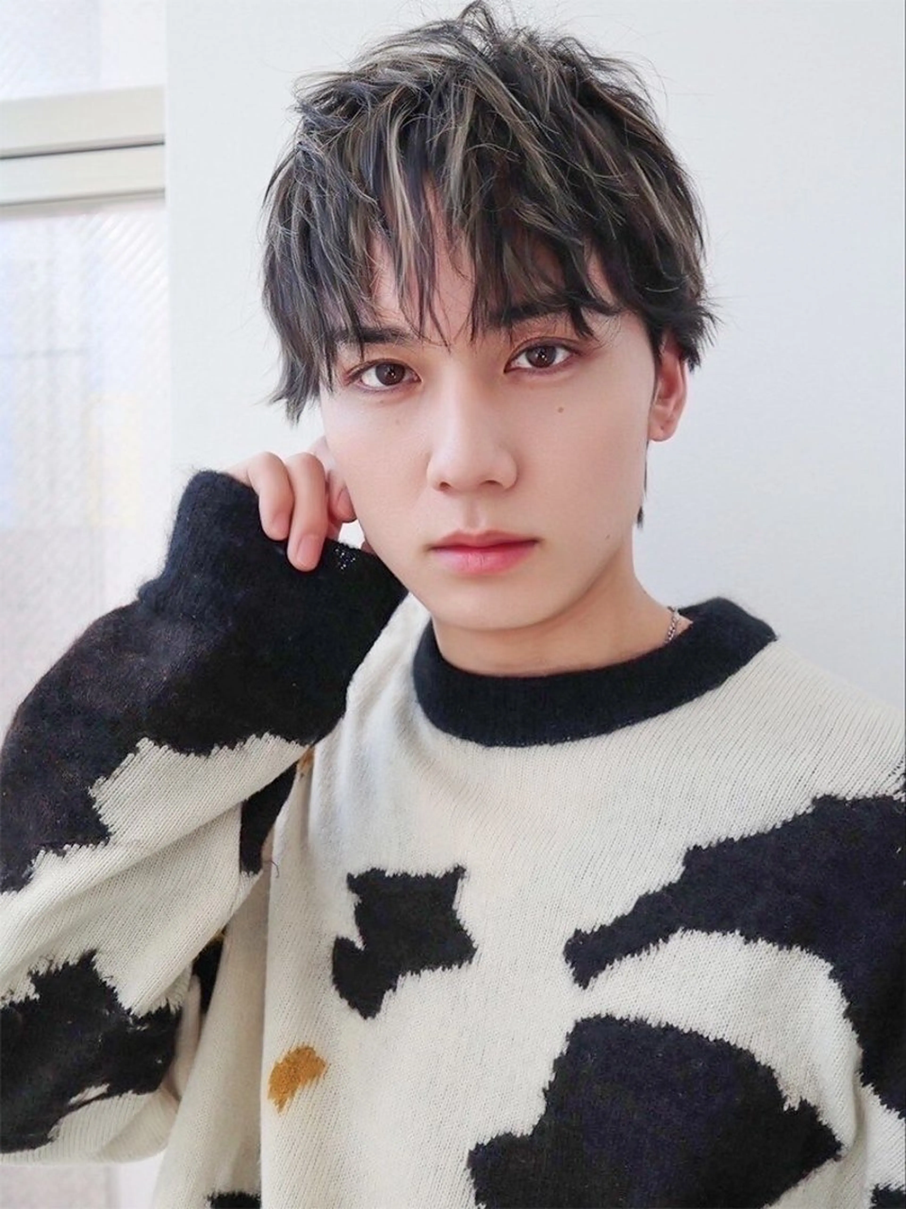 ミディアム カラー メンズ メンズハイライト ハイライトカラー ハイライト men'ssalon Loui(ルイ)烏丸のヘアスタイル