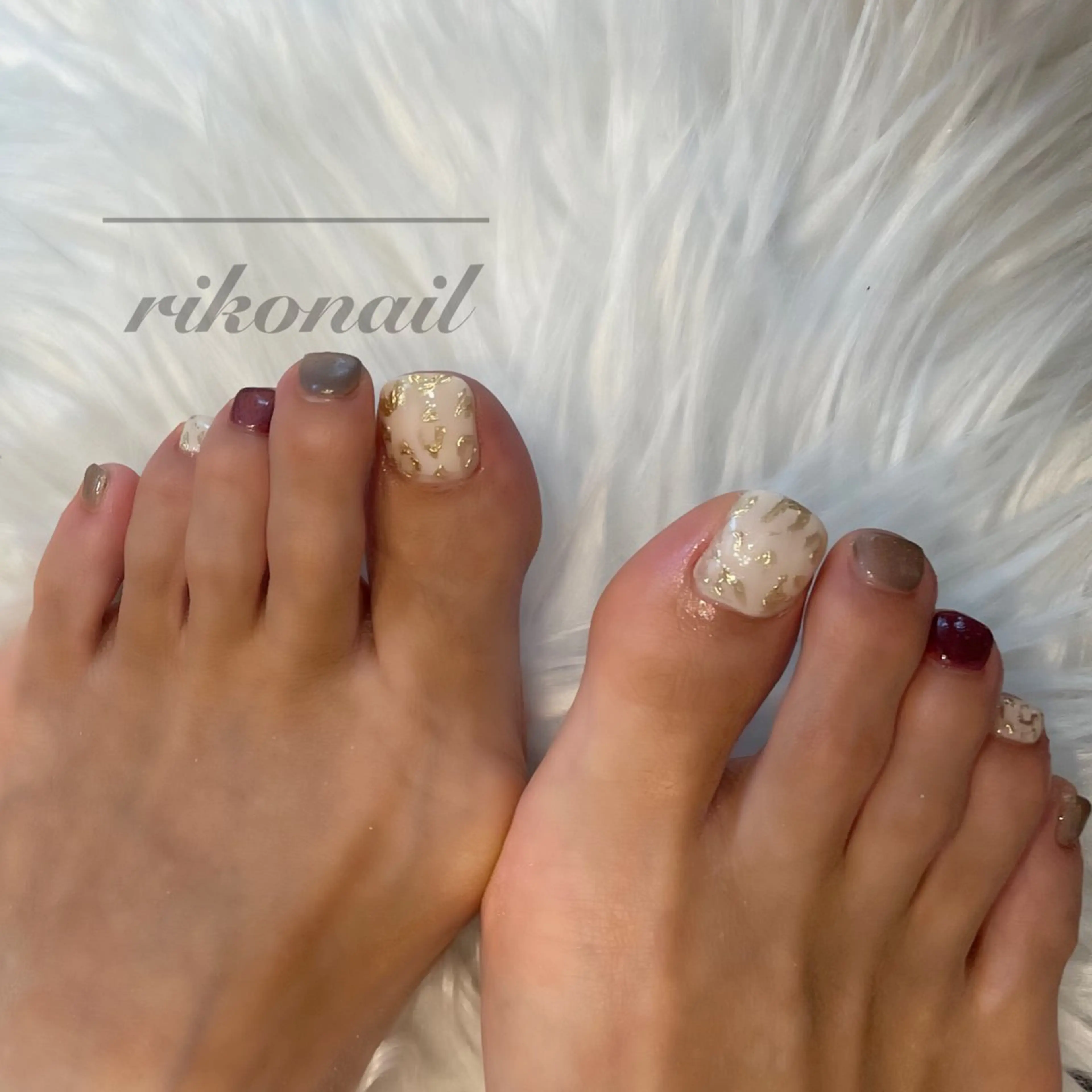 ネイル フットネイル riko nailのネイルデザイン