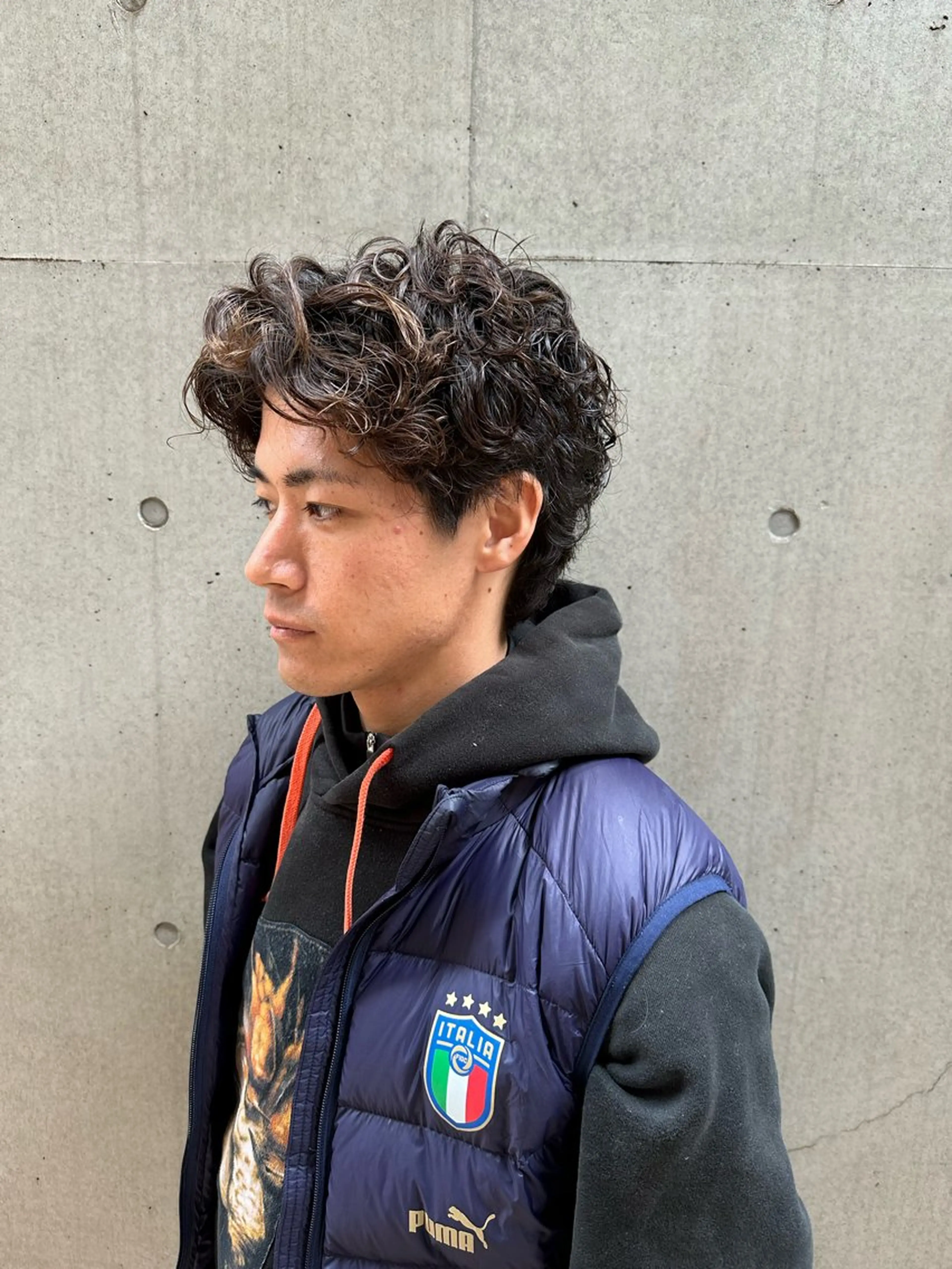 パーマ メンズ 似合わせカット /パーマ岡本淳平のヘアスタイル