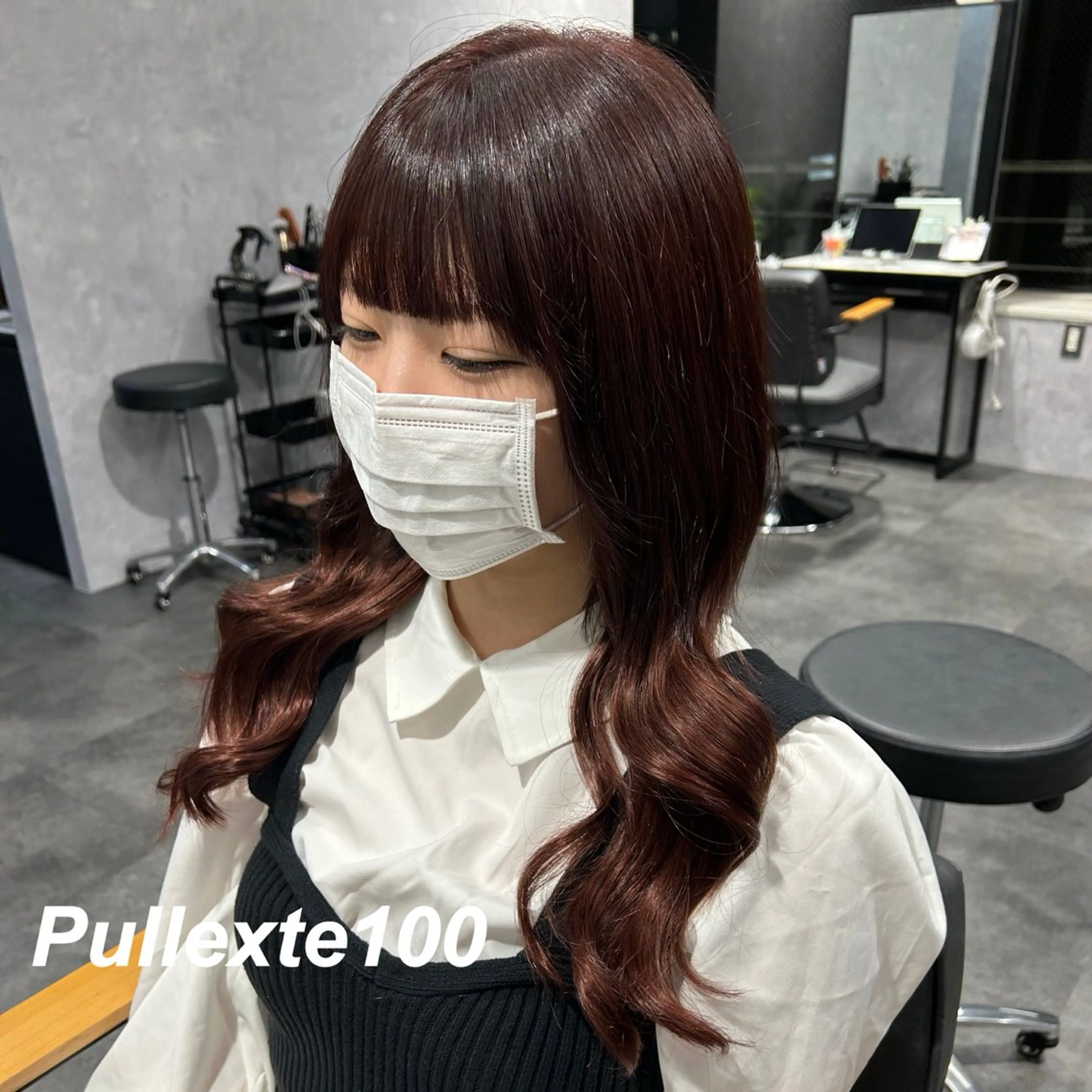 ロング プルエクステ エクステ ロング ヘアカラー エクステ プルエクステ/インナ ーカラー🦊はるなのヘアスタイル