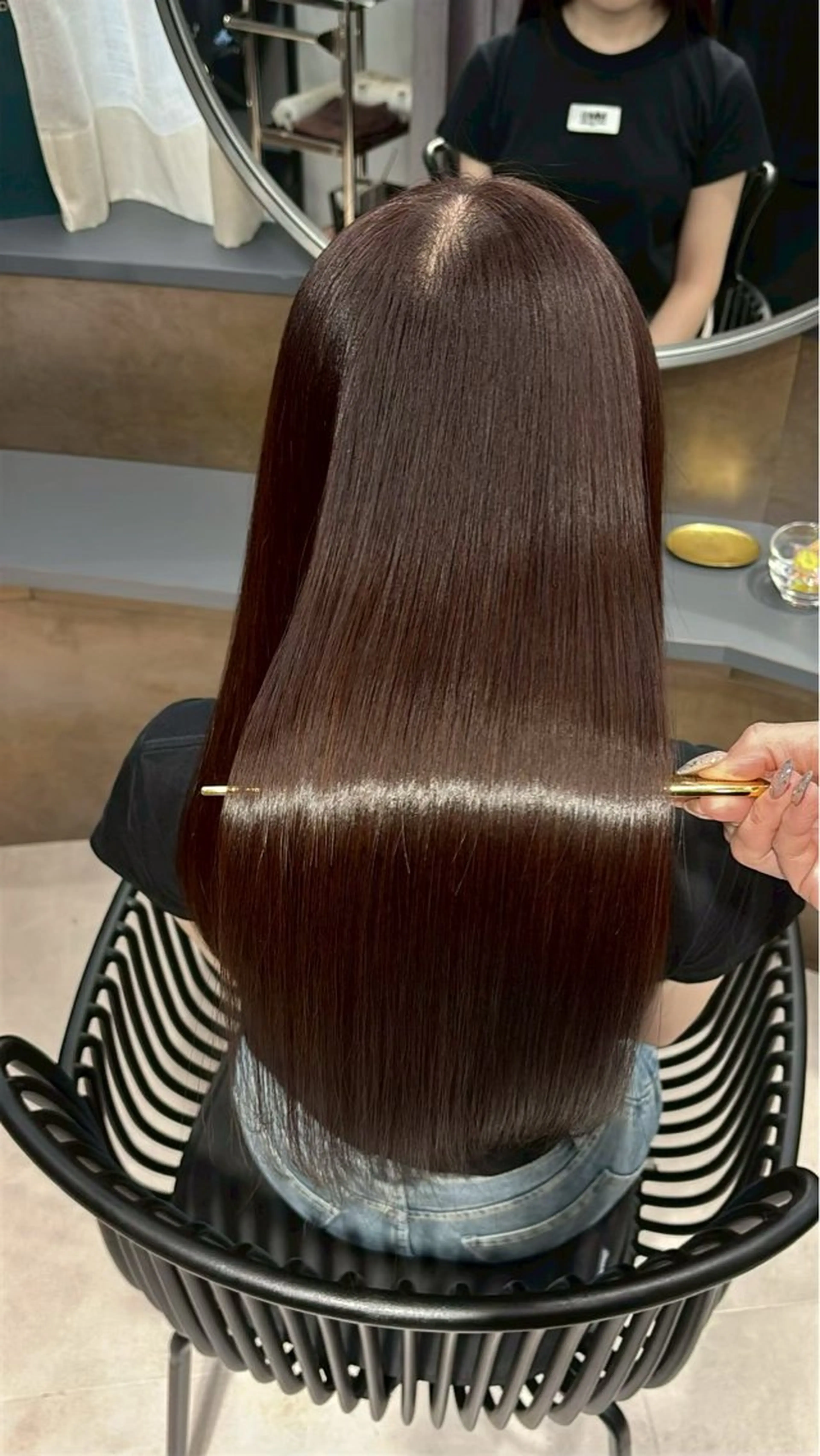 🦋ご新規様限定🉐🫧パサつきうねりを撃退🔥カット+カラー+縮毛矯正+キューティクルトリートメント🦋の写真