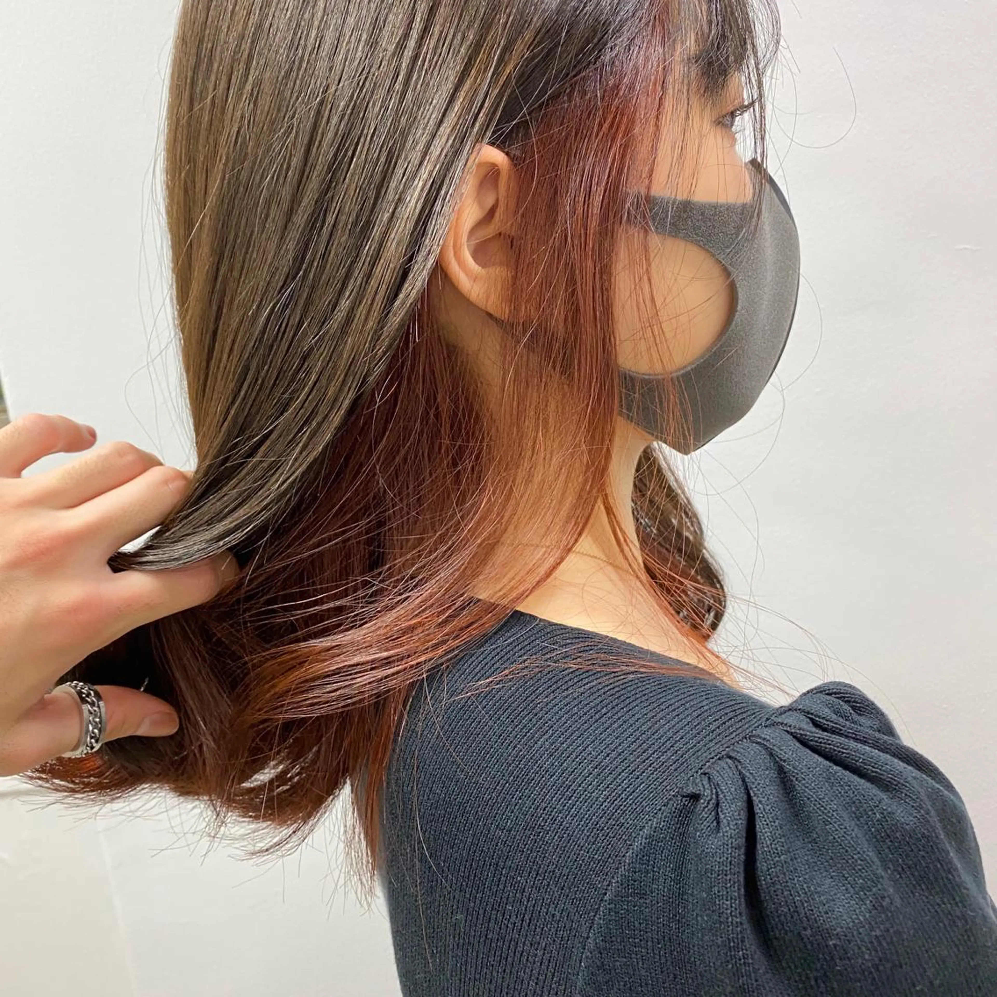 セミロング カラー パーマ ヘアアレンジ メンズ キッズ 🪞モテ髪/トレンド 銀座DISCO🪞のヘアスタイル