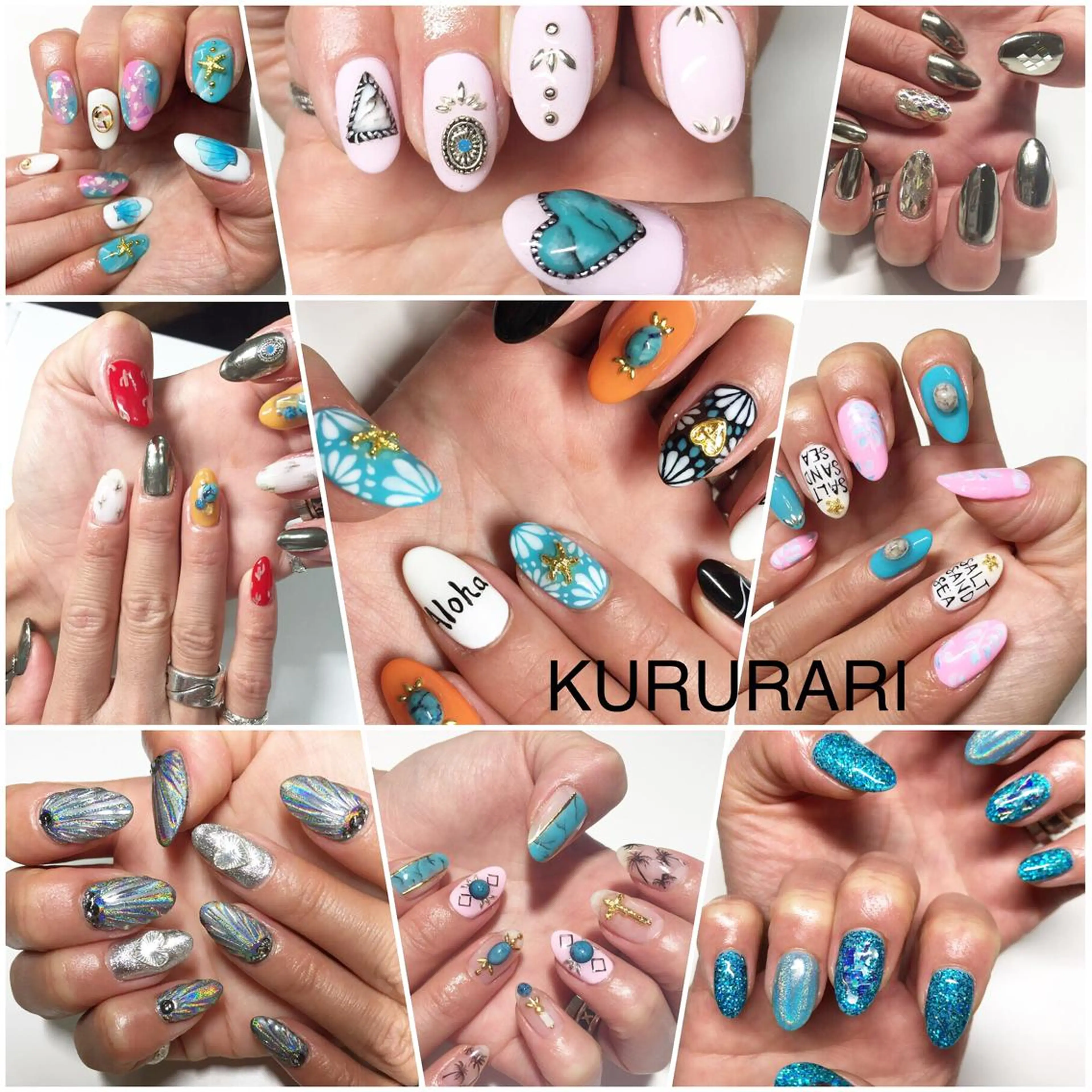 ネイル アートネイル ジェルネイル KURURARI NAILのネイルデザイン