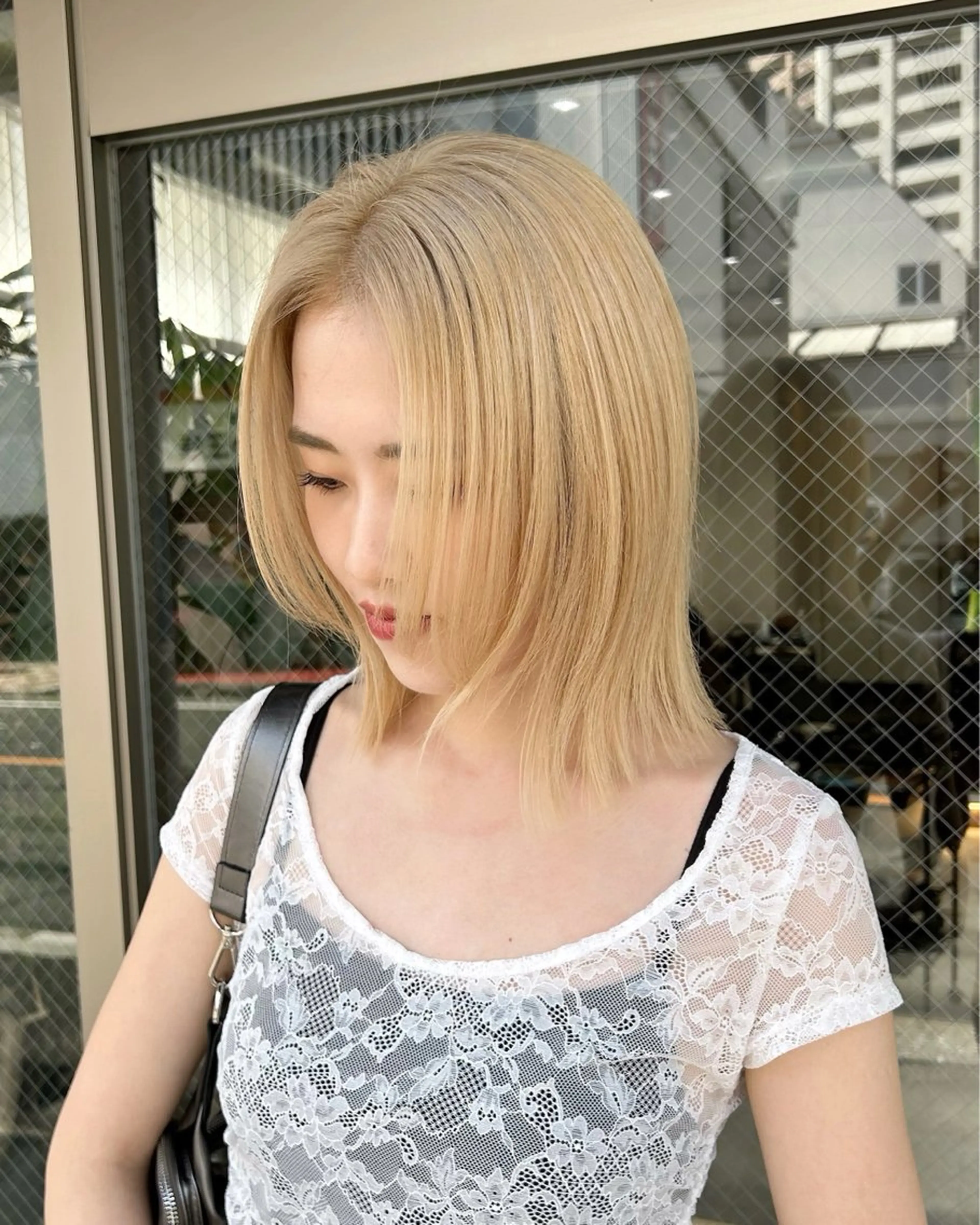 セミロング カラー ヘアカラー トリートメント ヘアセット 🌷横浜/レイヤー /艶カラー🌷のヘアスタイル