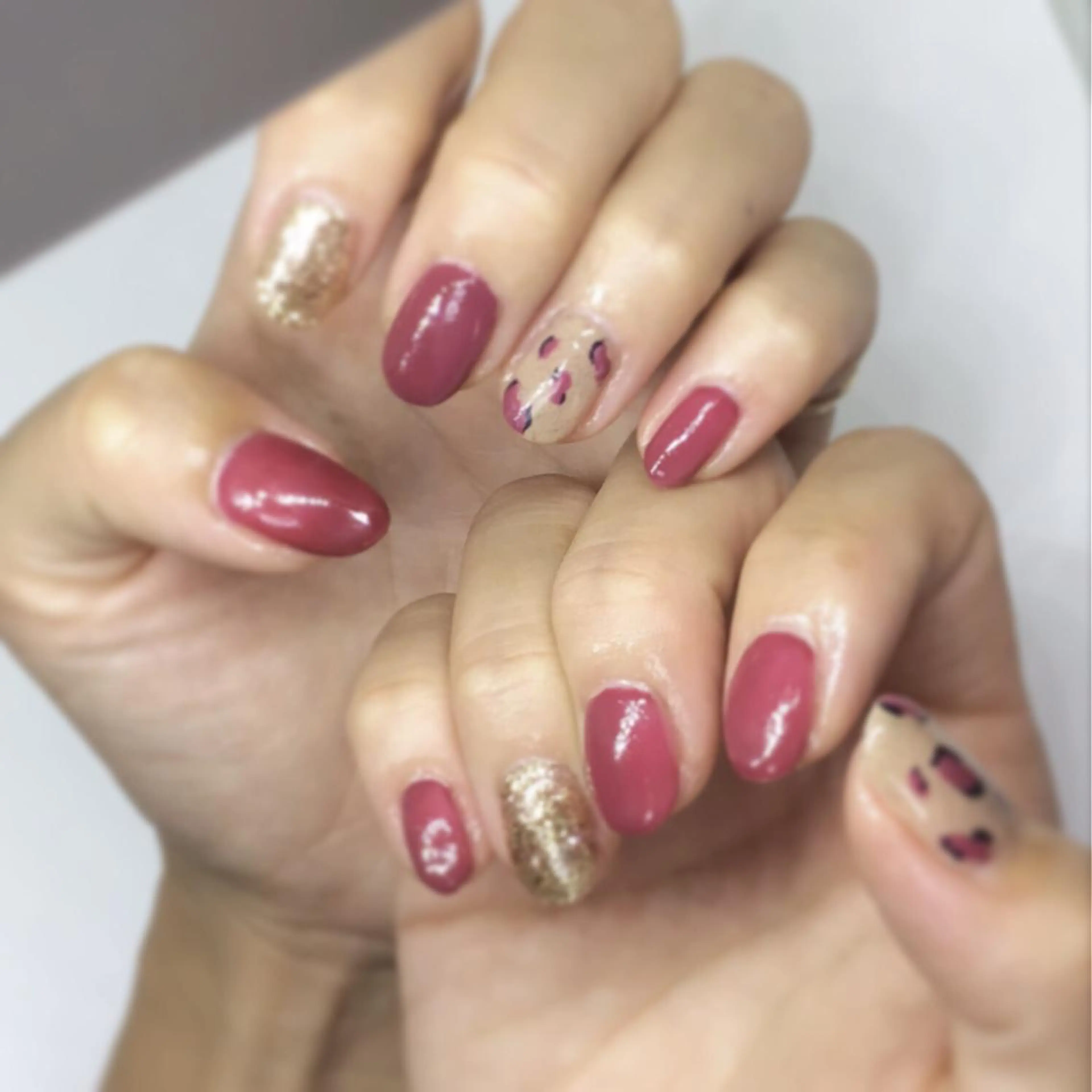 ネイル アニマル柄 フットネイル gui amichanのネイルデザイン