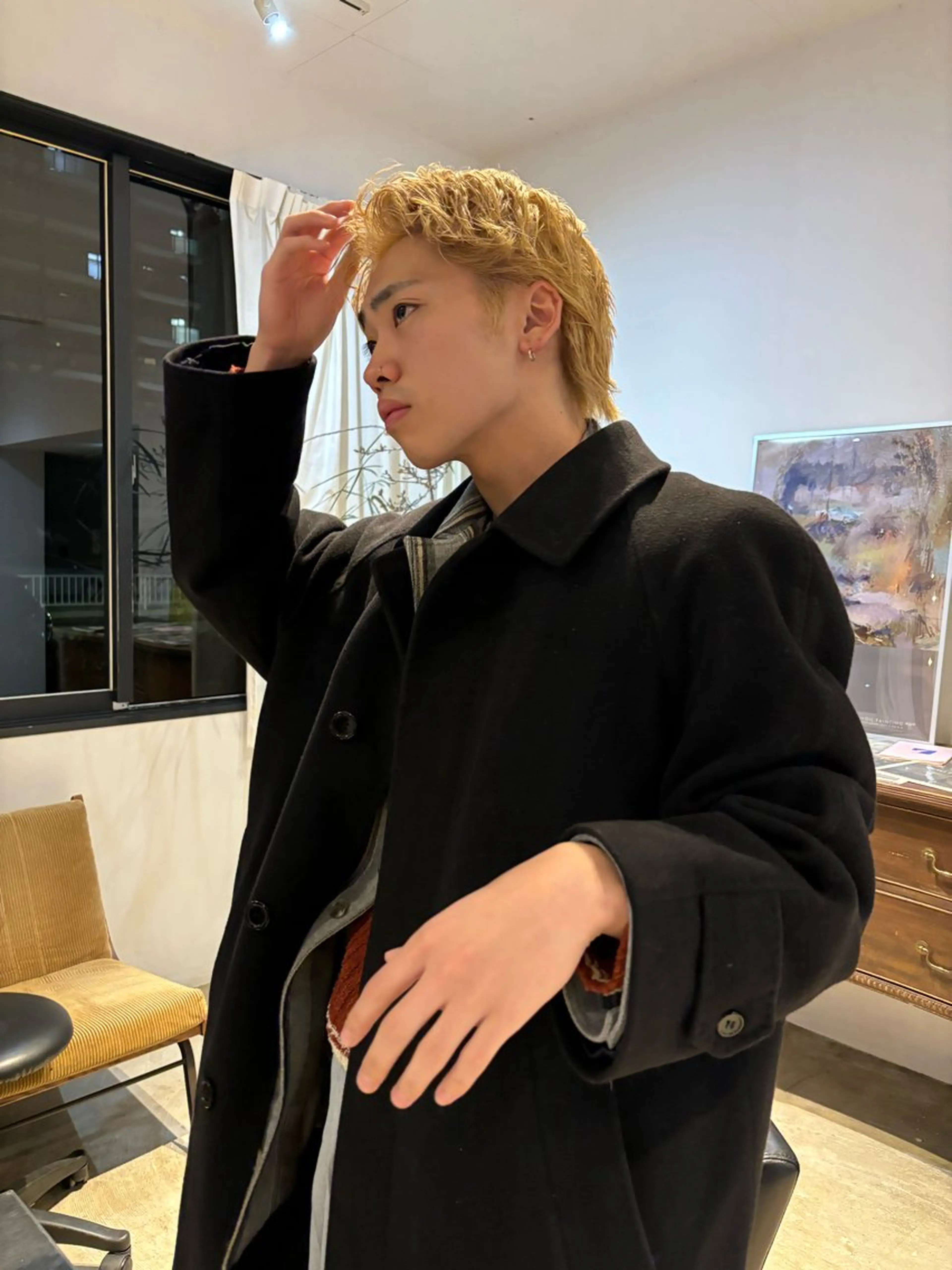 カラー ベージュカラー 抜きっぱなしブロンド ブロンド 安藤楓華 fuka andoのヘアスタイル