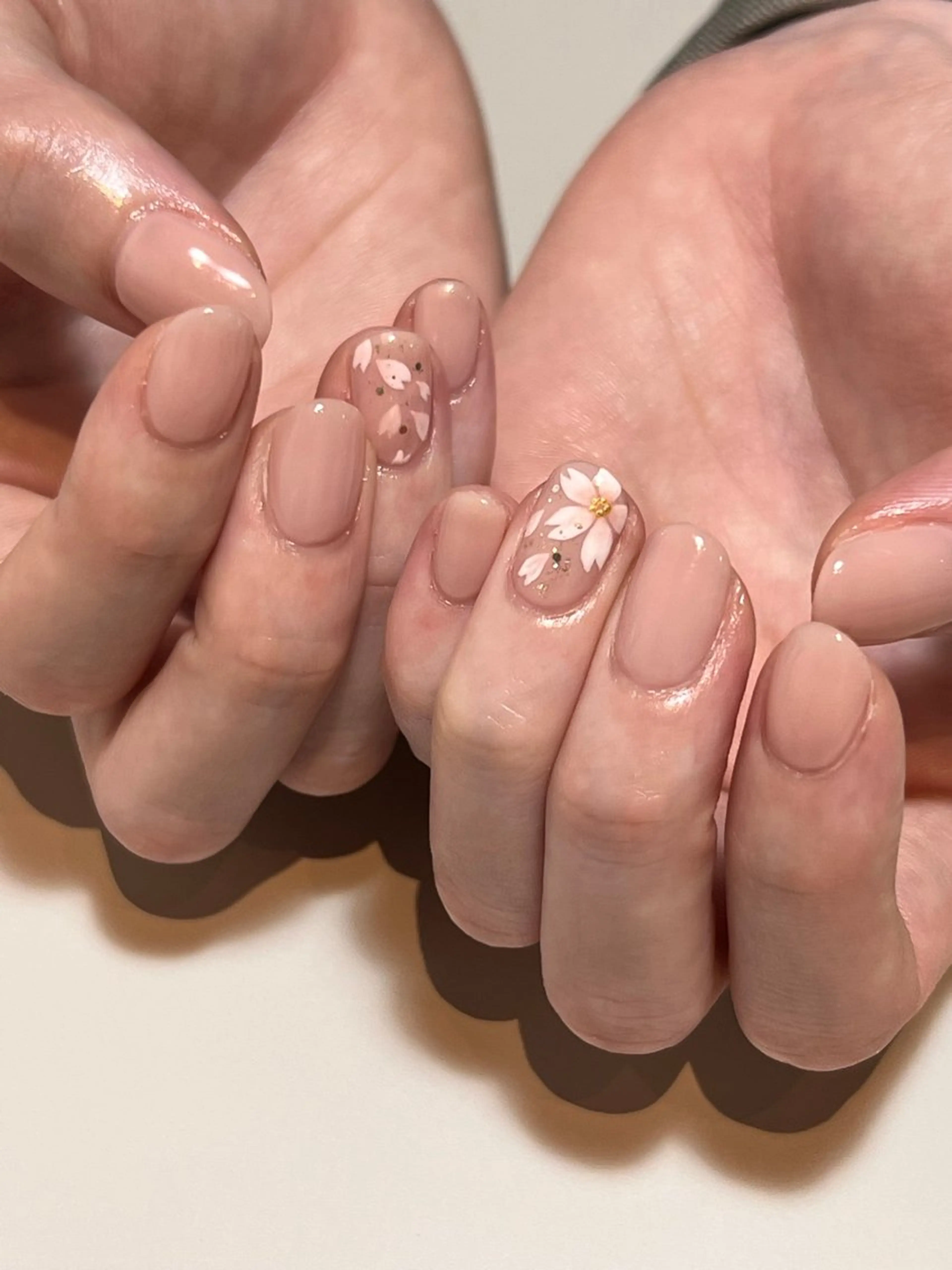 ネイル 桜ネイル ハンドネイル FIORITURA Maikoのネイルデザイン