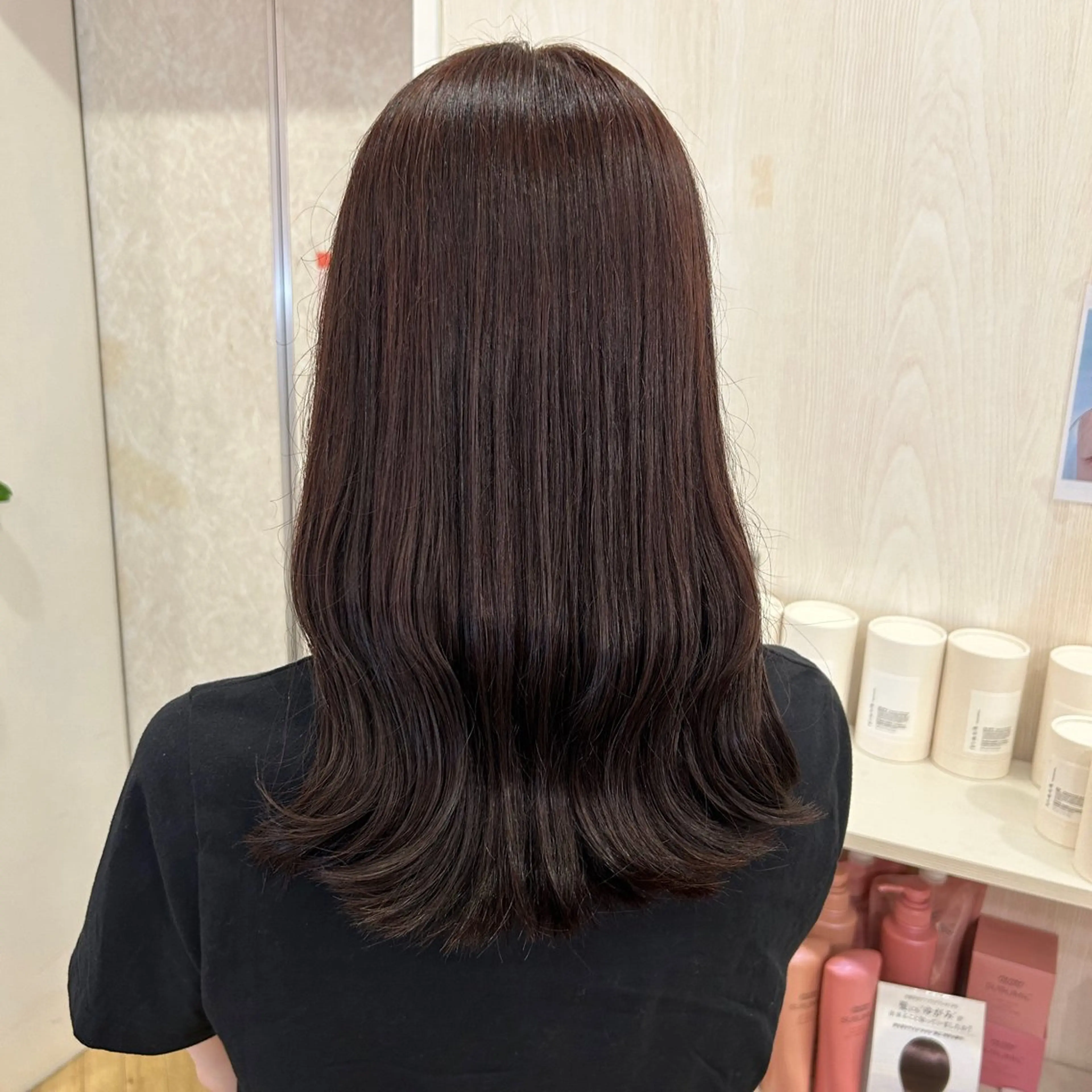 セミロング カラー カット ヘアカラー 韓国ヘア🧸髪質改善 🧸きくちみさきのヘアスタイル