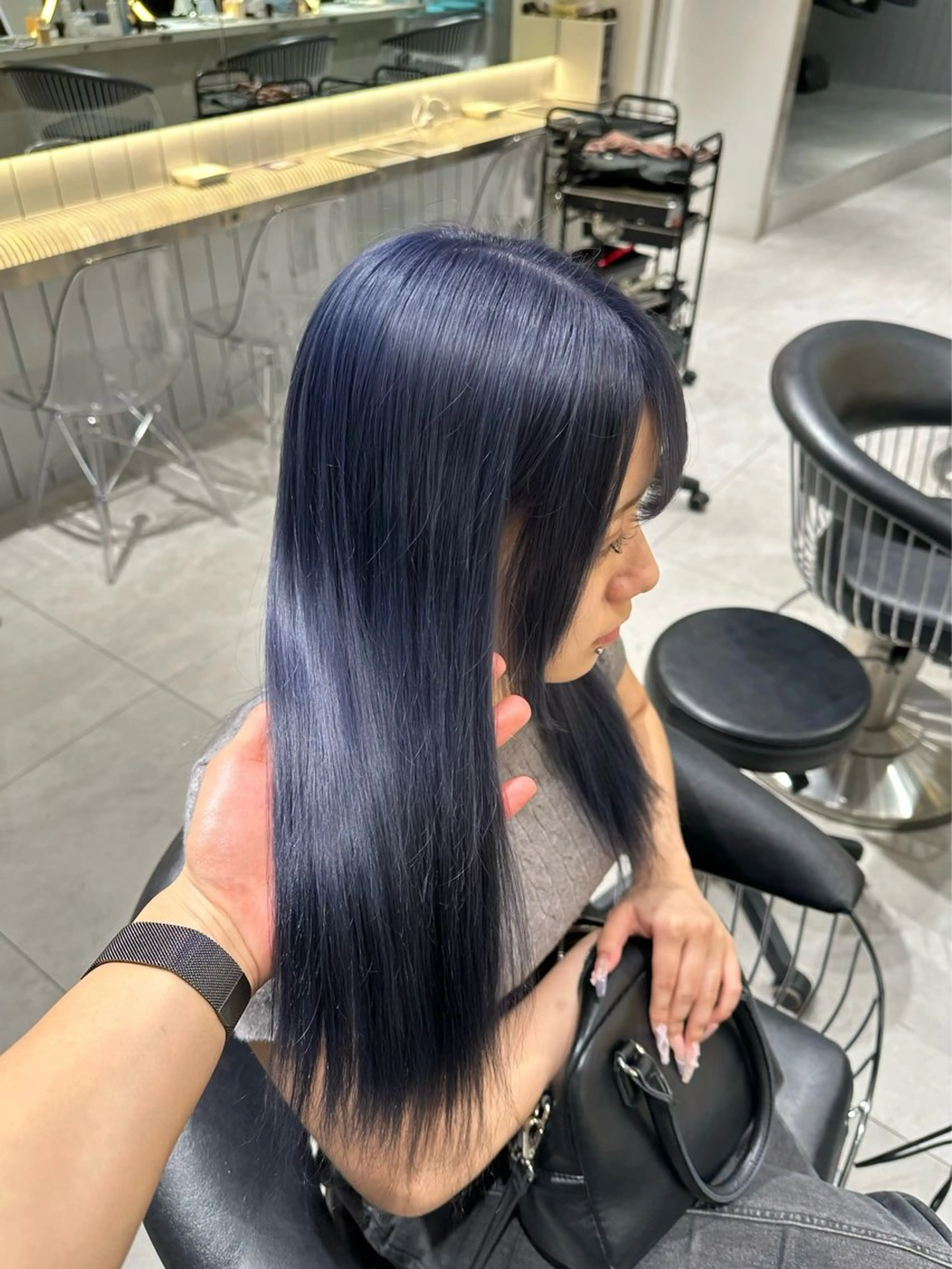 ミディアム ヘアカラー コウスケ/ lond uluのヘアスタイル