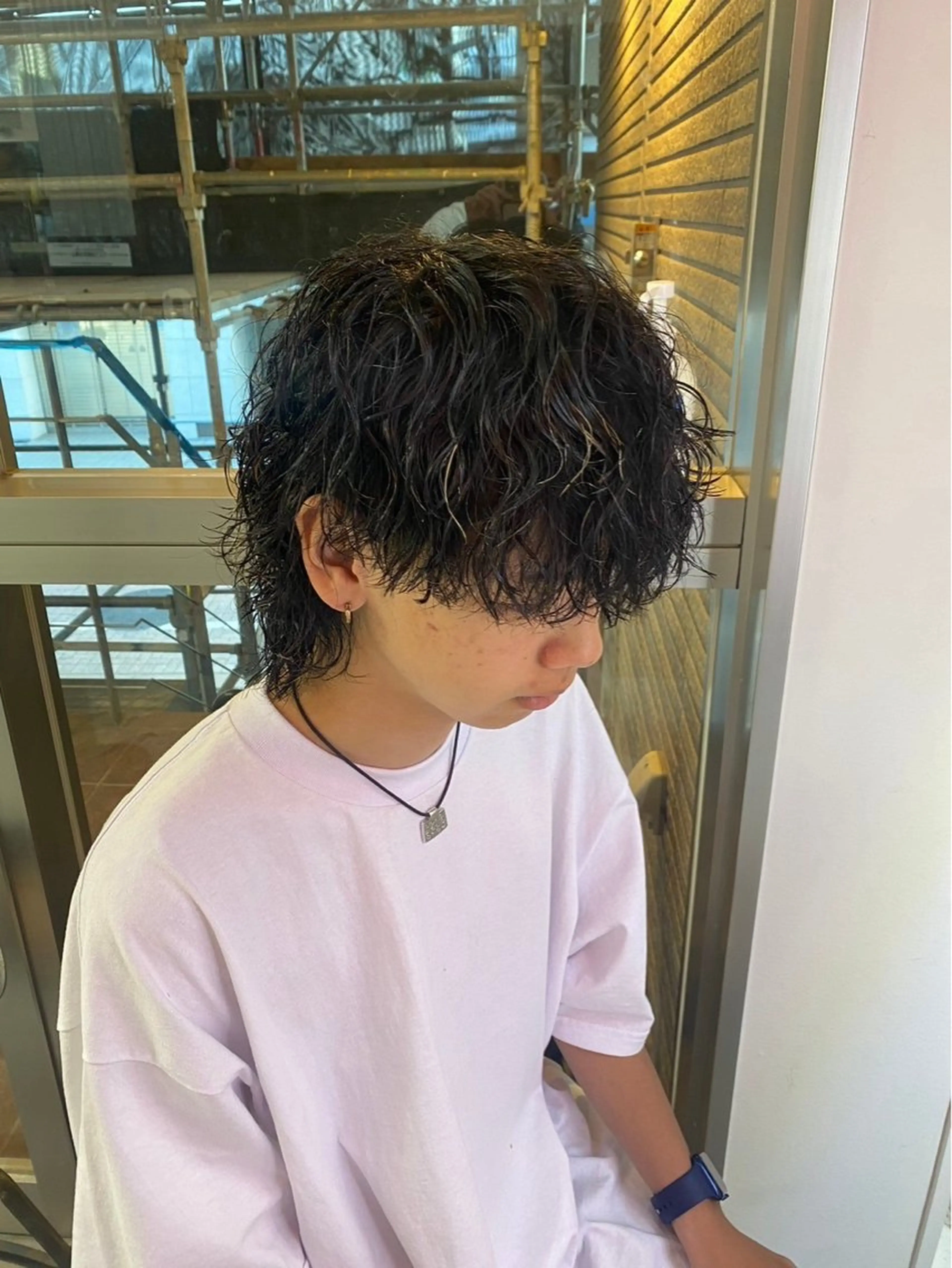 パーマ メンズ カット パーマ メンズ特化✨️ 韓国風パーマ🔥一八のヘアスタイル