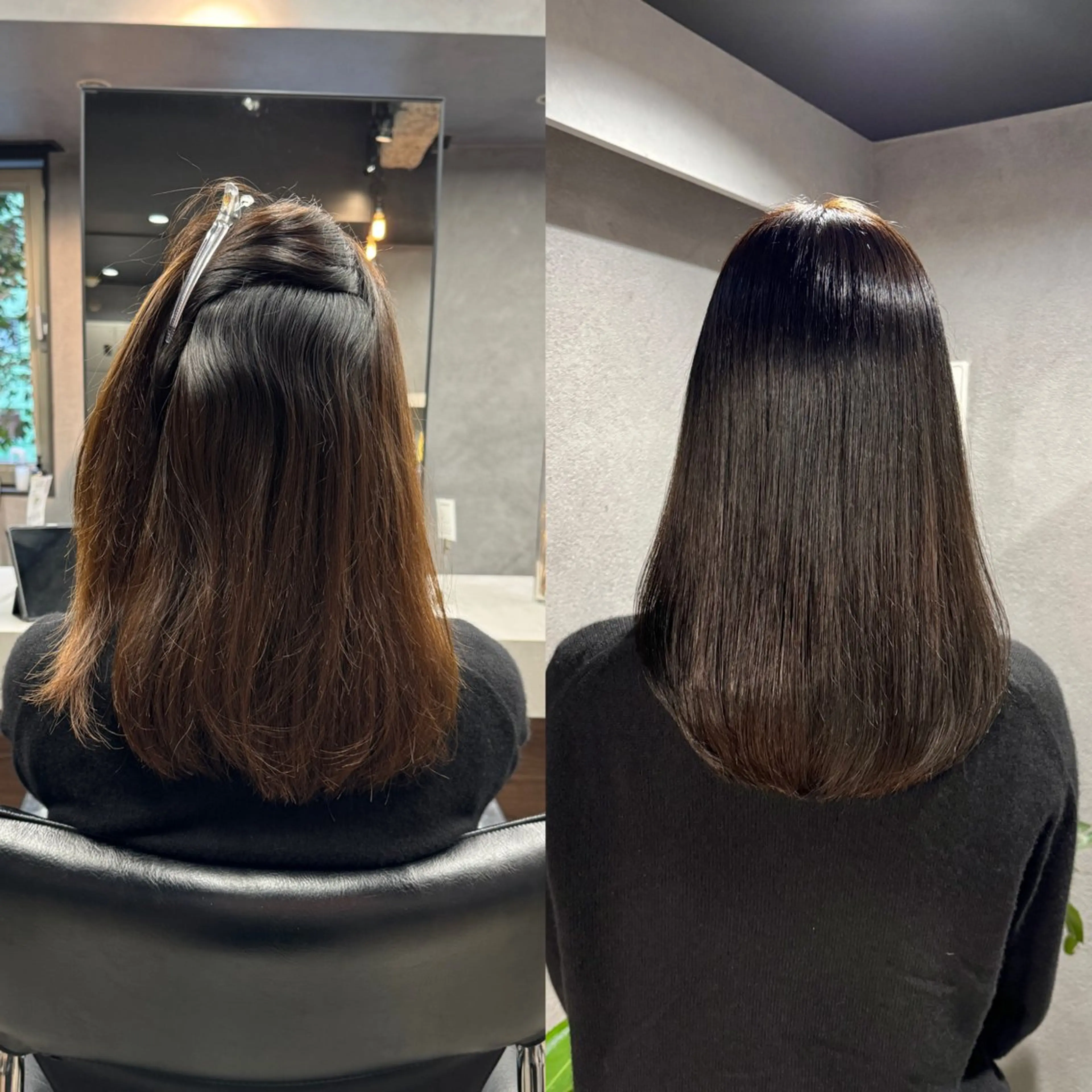 セミロング カット 縮毛矯正 トリートメント 髪質改善/艶髪 MINAMIのヘアスタイル