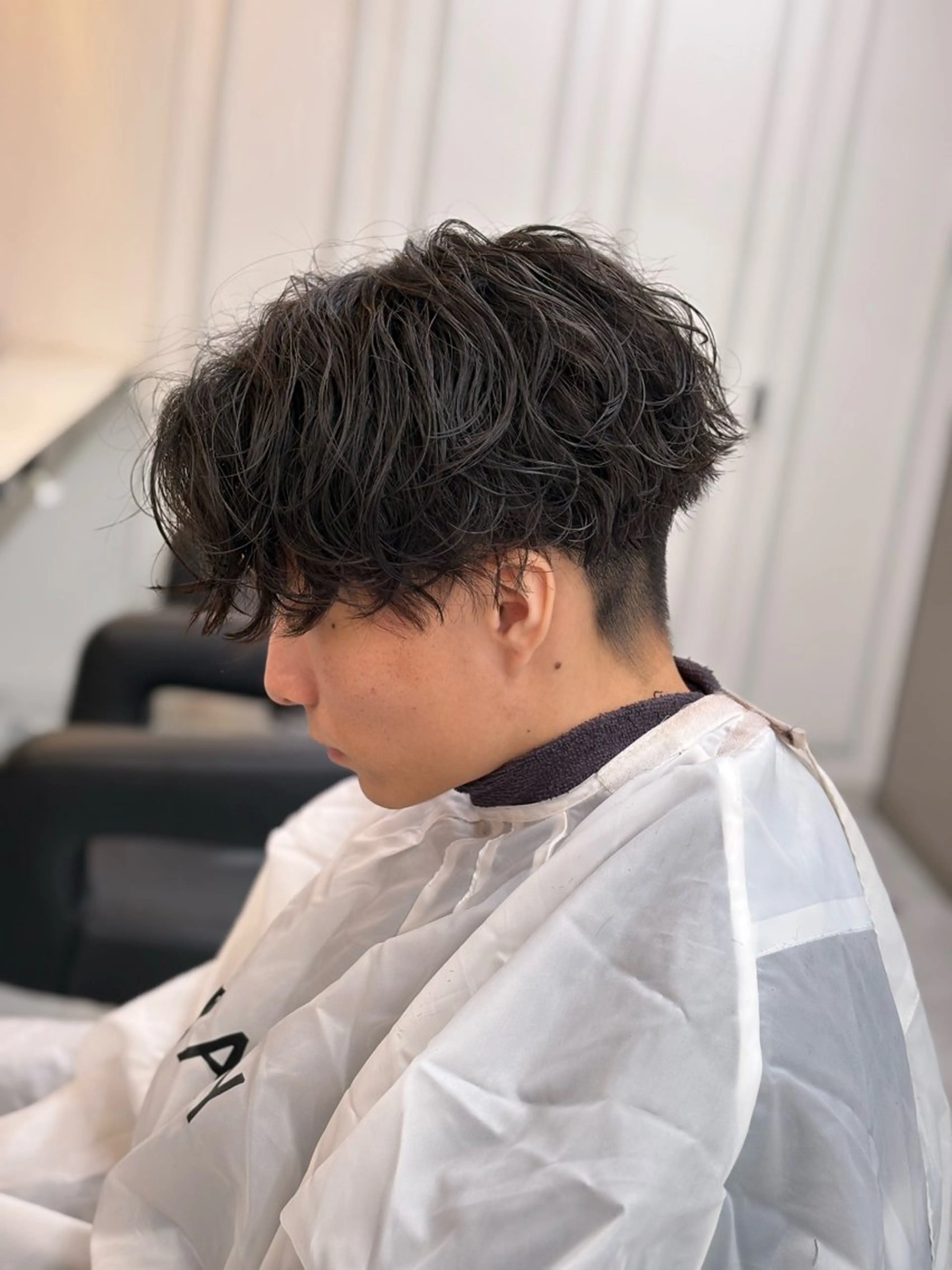 パーマ メンズ メンズ特化/上野 暖色カラー ダイチのヘアスタイル