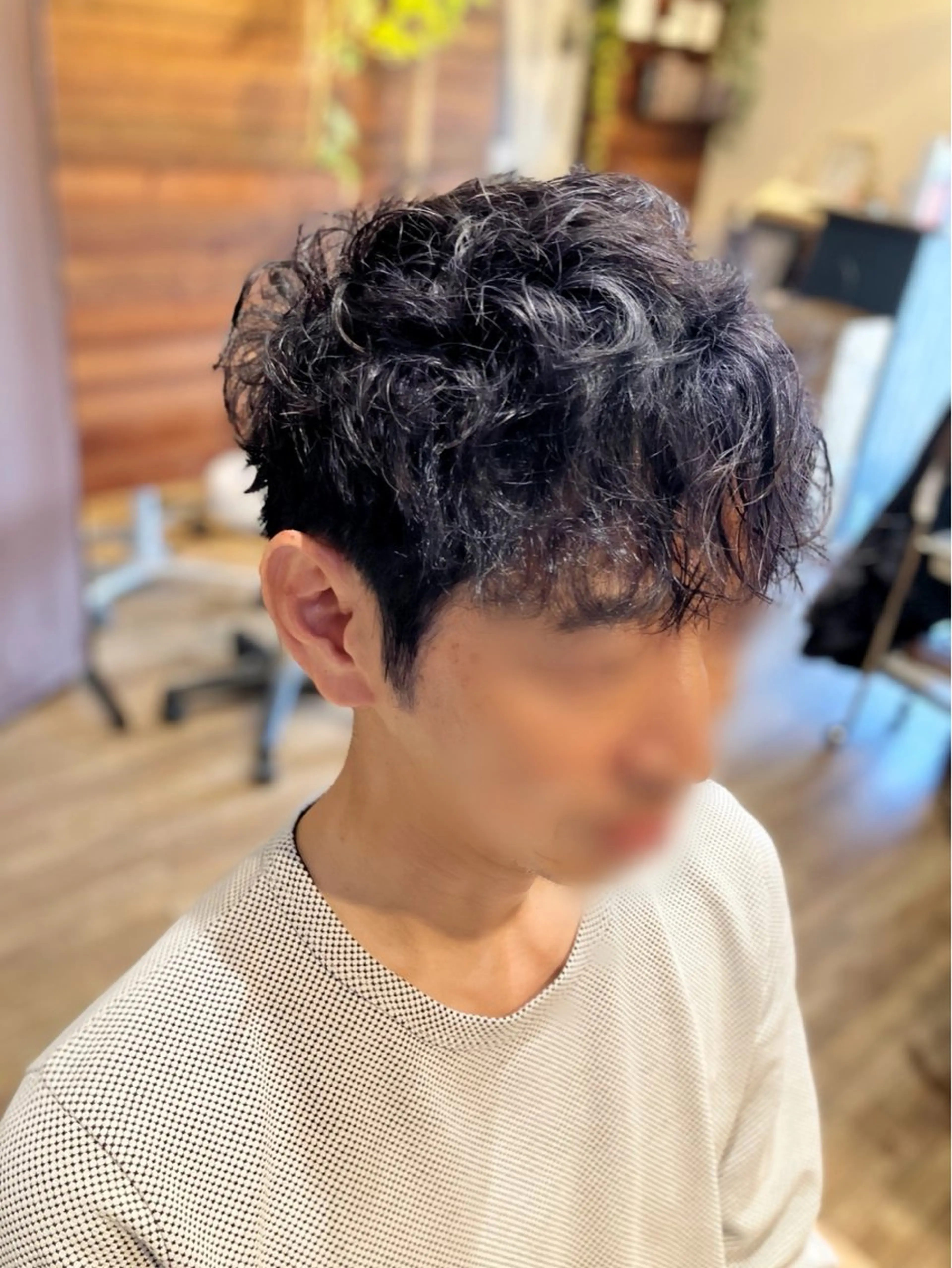 カラー パーマ メンズ Ray hair 春日部のヘアスタイル