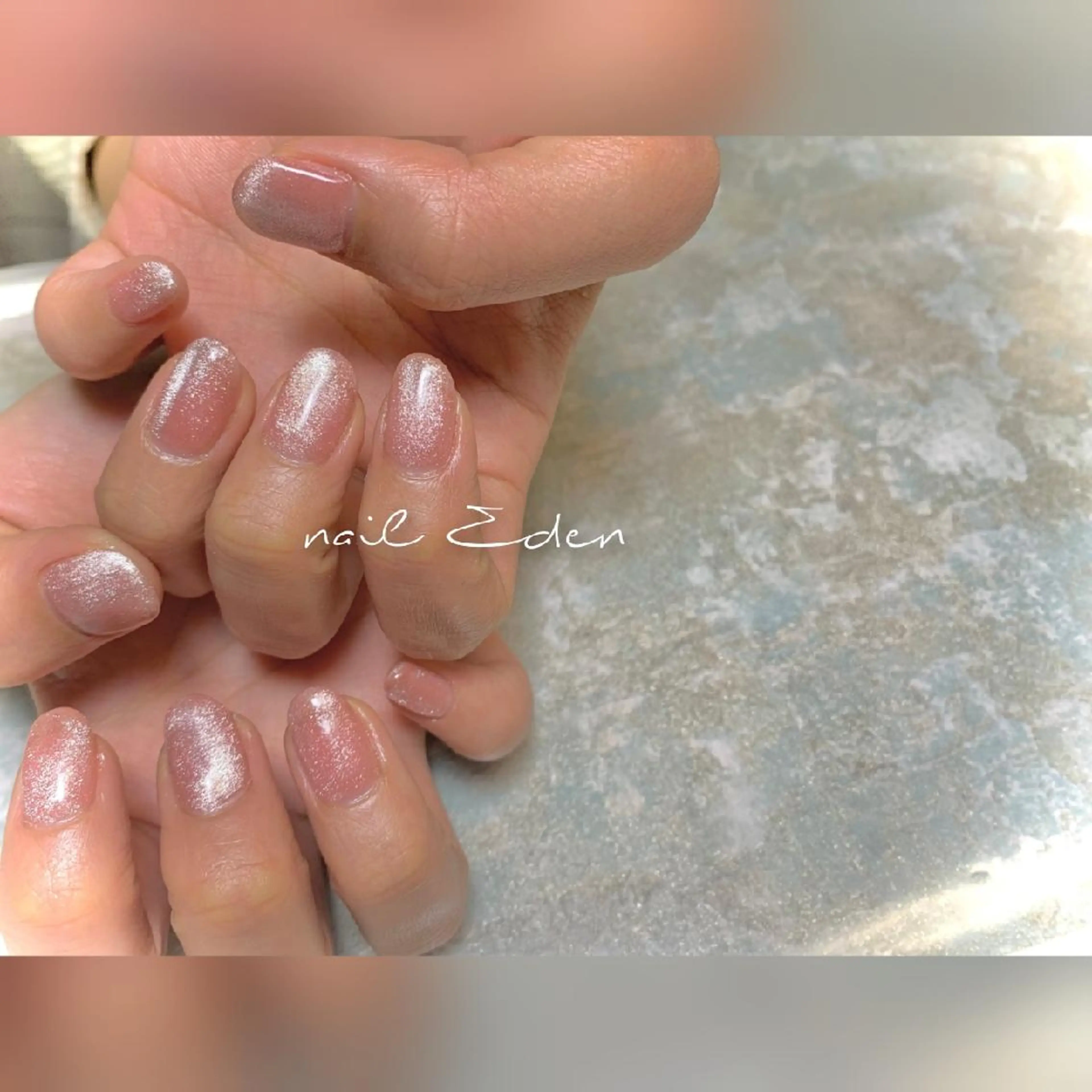 ネイル ジェルネイル マグネットネイル Eden ♾️のネイルデザイン