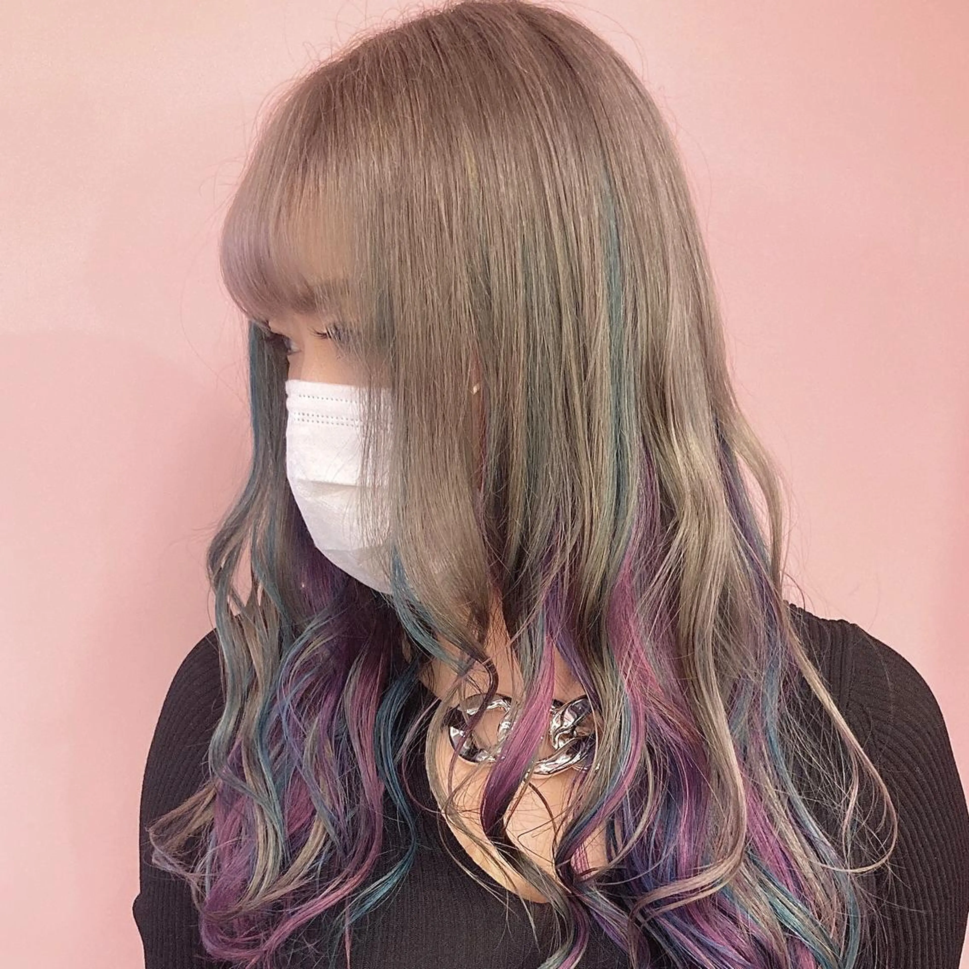 ロング カラー ヘアカラー トリートメント ✨髪質改善縮毛矯正✨ 宇田川修平のエステ・リラクイメージ