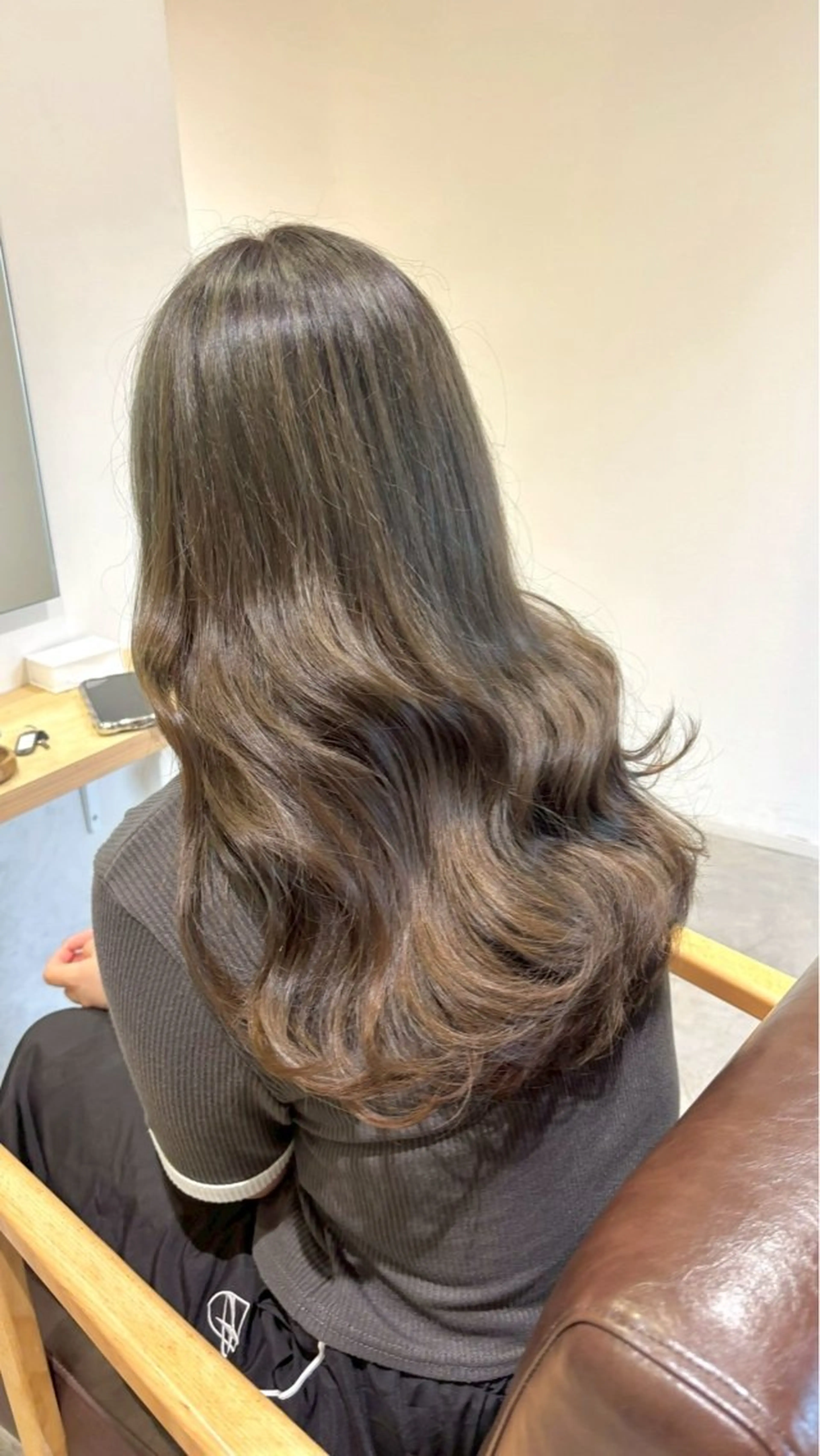 ロング カラー 透明感カラー 髪質改善 韓国風ヘア SASE/ 🍒nodoka🍒のヘアスタイル