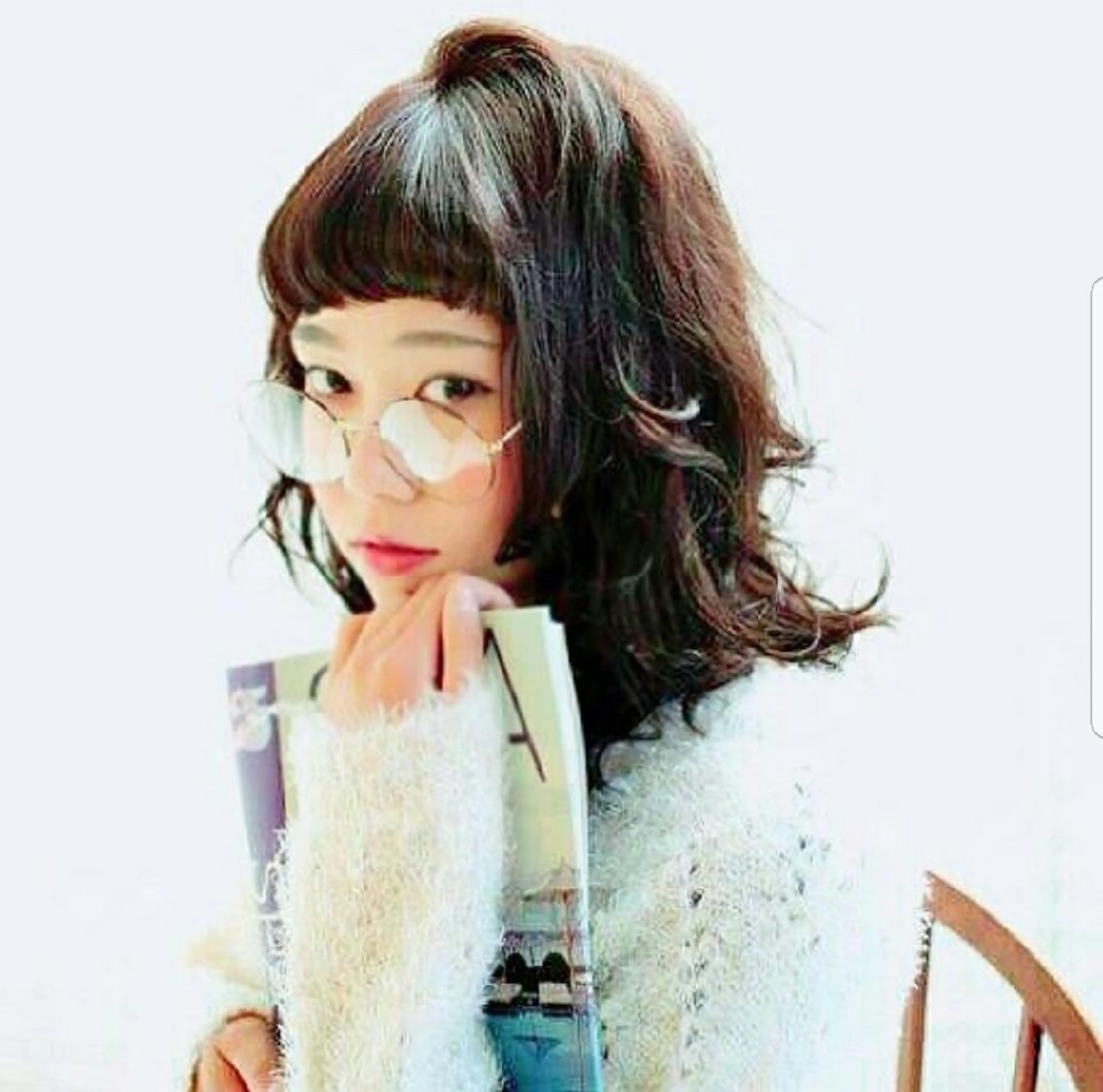 ミディアム カラー パーマ La fith hair 池袋店所属・🌿赤み消し/ 艶カラー落合　優🌿のヘアスタイル