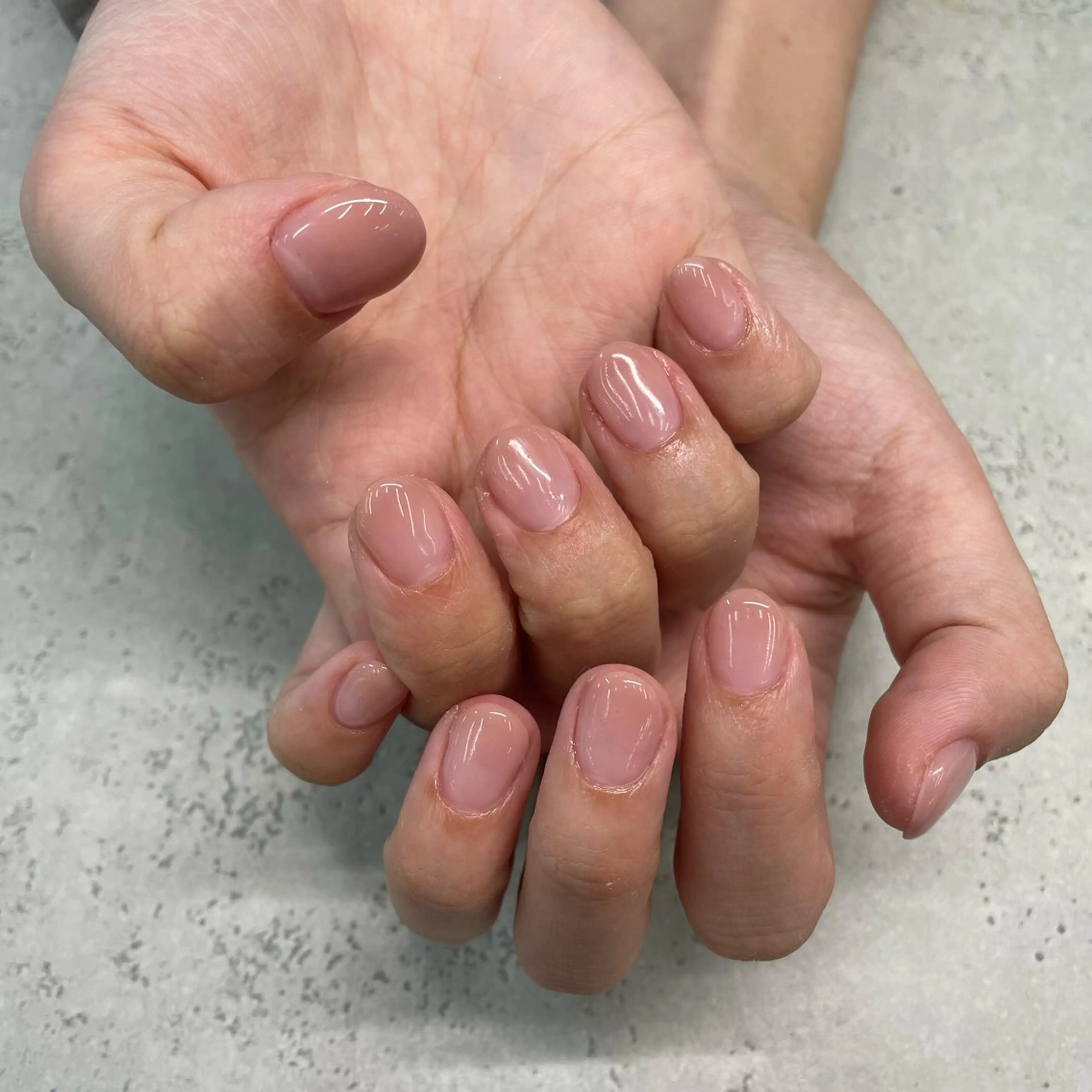 ネイル クリアネイル グラデーション MAXKELLY ANNAのネイルデザイン