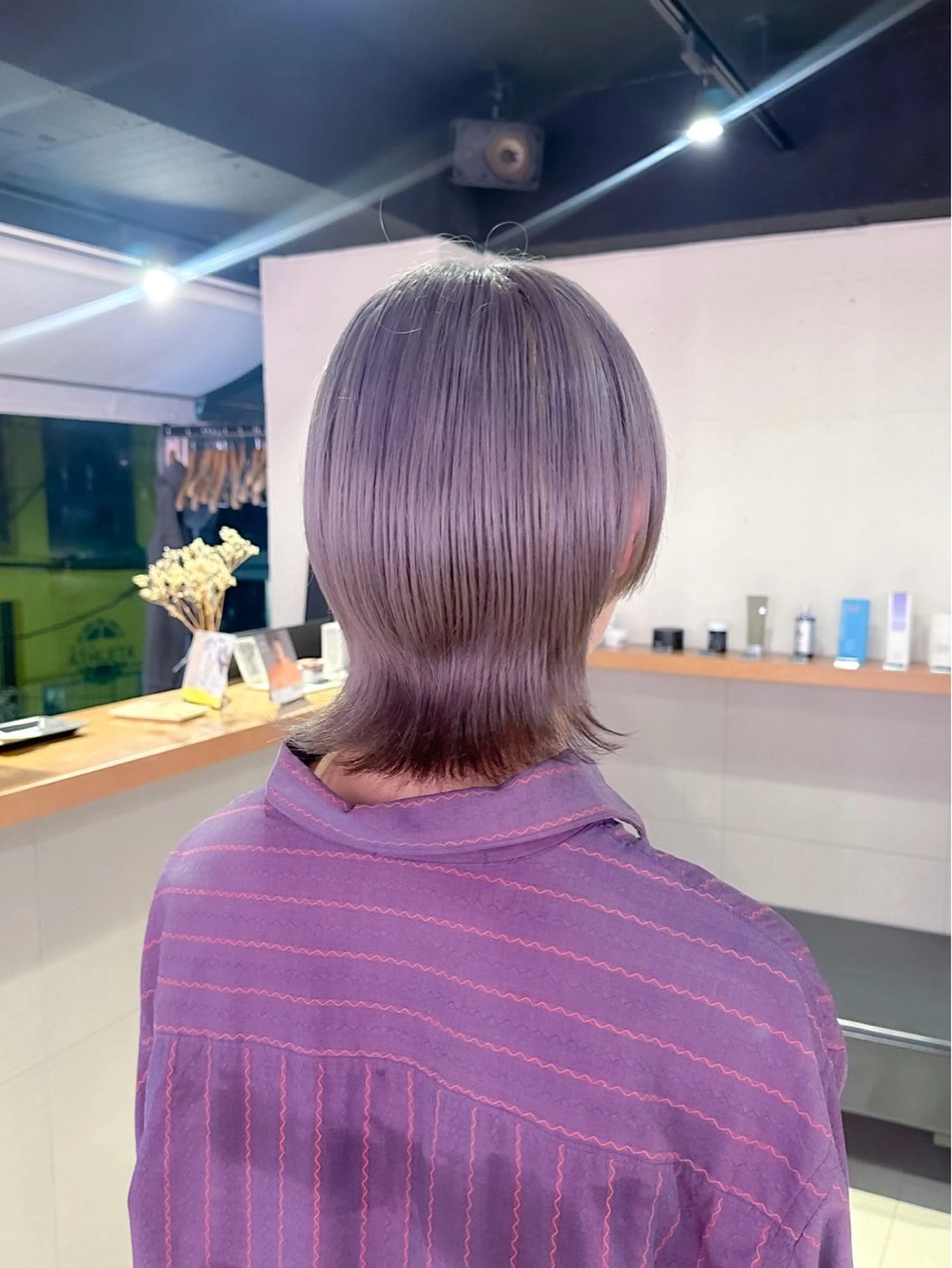 ショート カラー シルバー ウルフカット 🐺ウルフオタク🐺 ハイトーン/moeのヘアスタイル