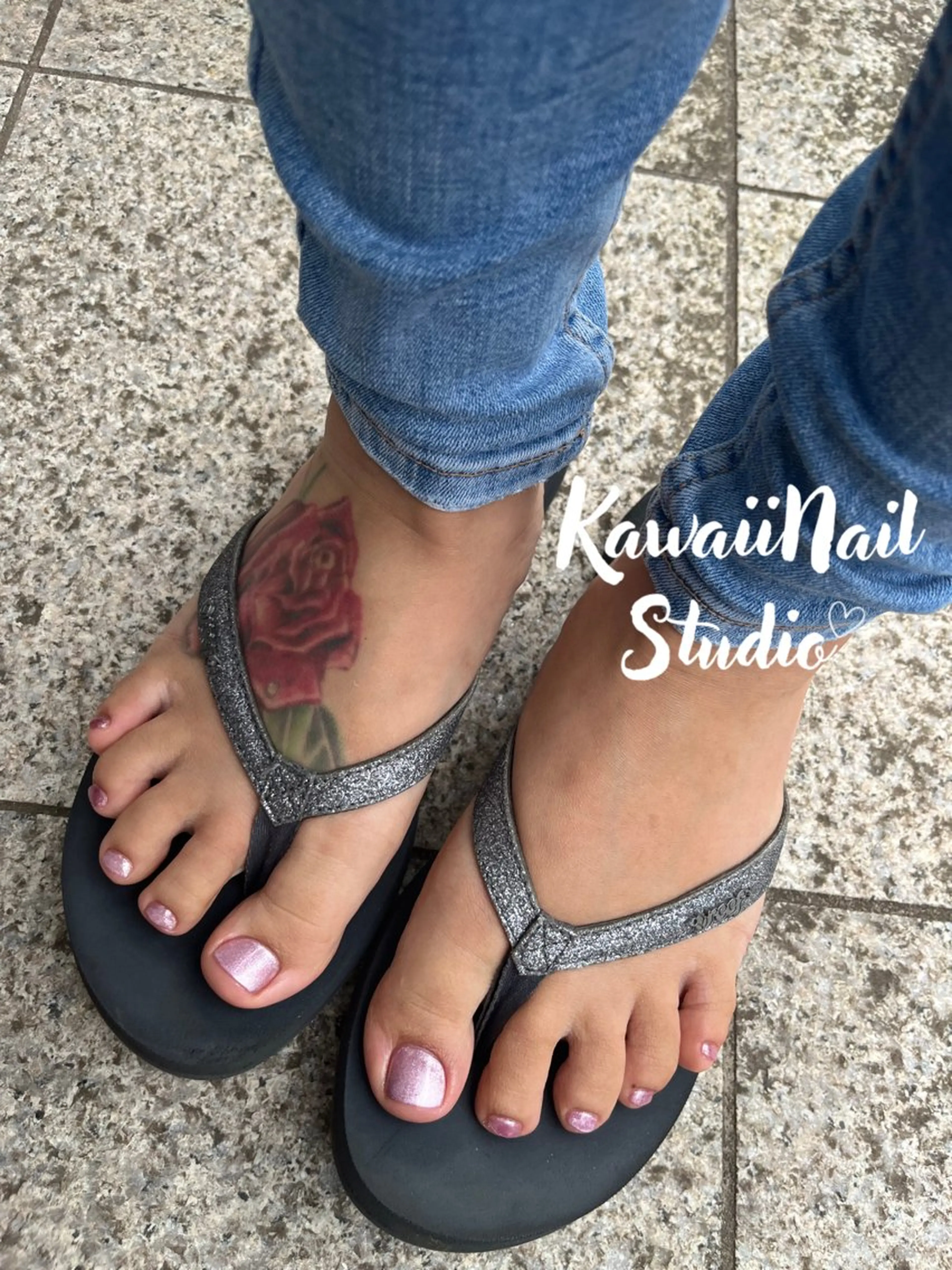 ネイル フットネイル ワンカラーネイル Kawaiinail studioのネイルデザイン