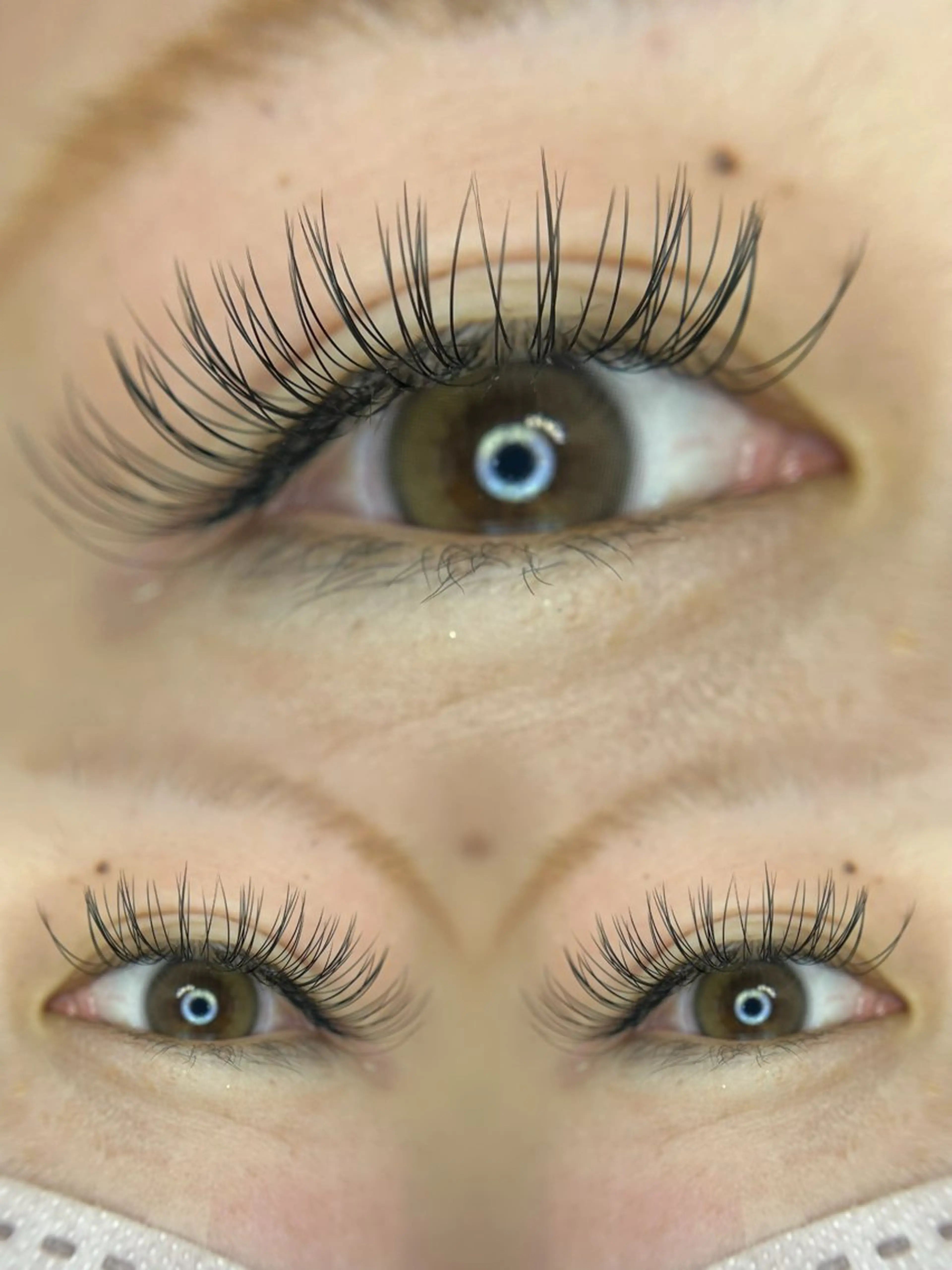 マツエク・マツパ フラットラッシュ 目尻長め BELL eye＆beautyのマツエク・マツパデザイン