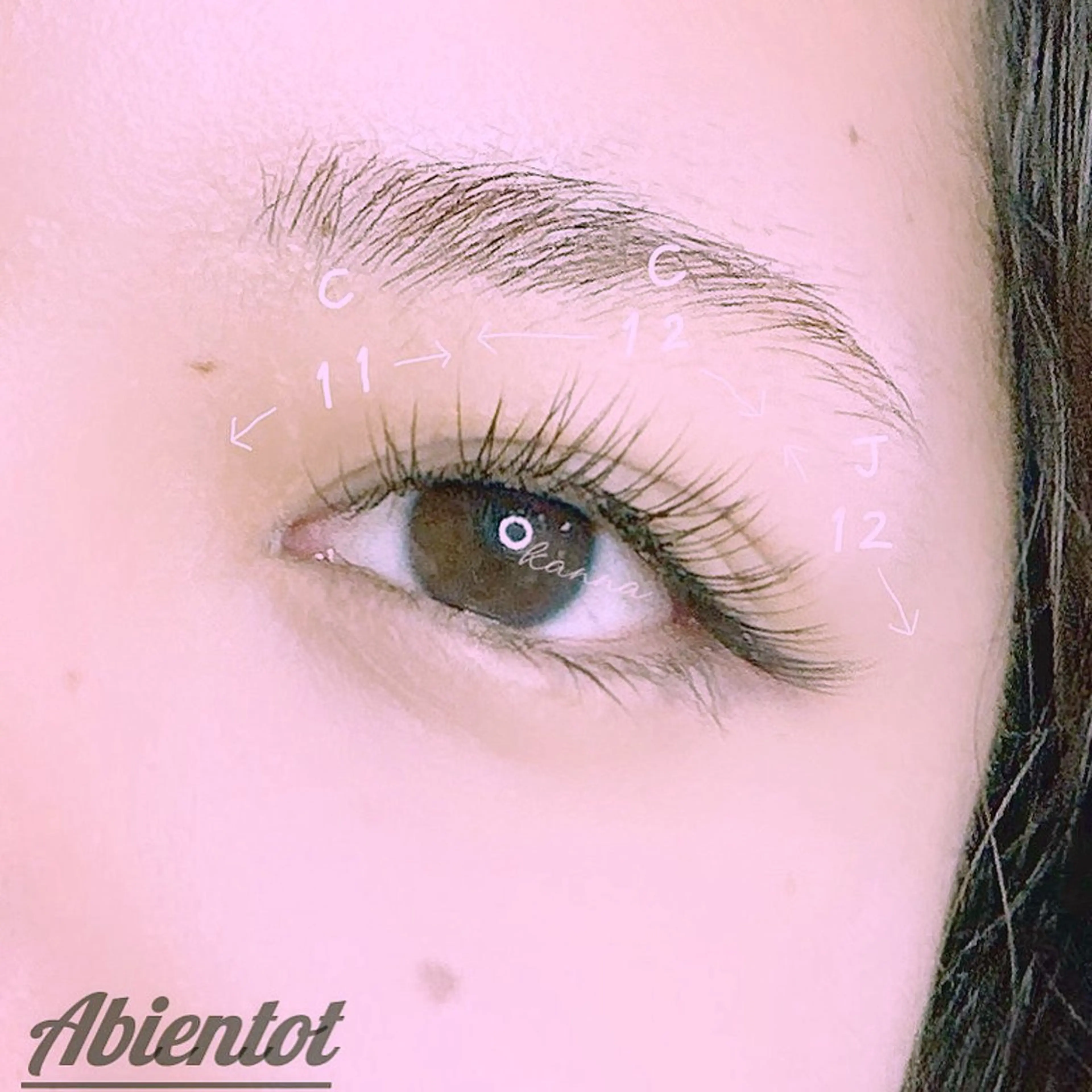 マツエク・マツパ Abientot Kannaのマツエク・マツパデザイン