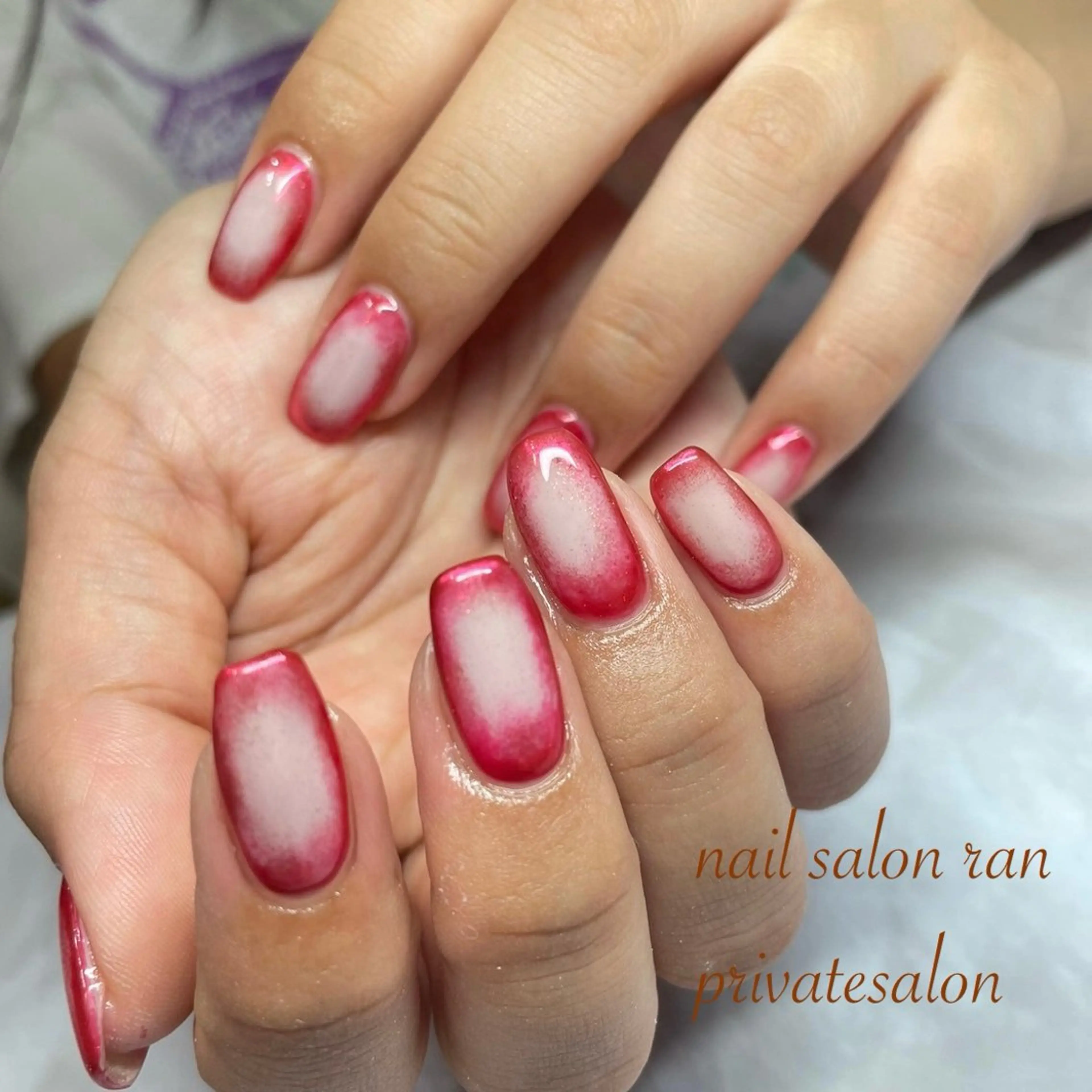 ネイル マグネットネイル ハンドネイル ハンドケア nailsalon ranのネイルデザイン