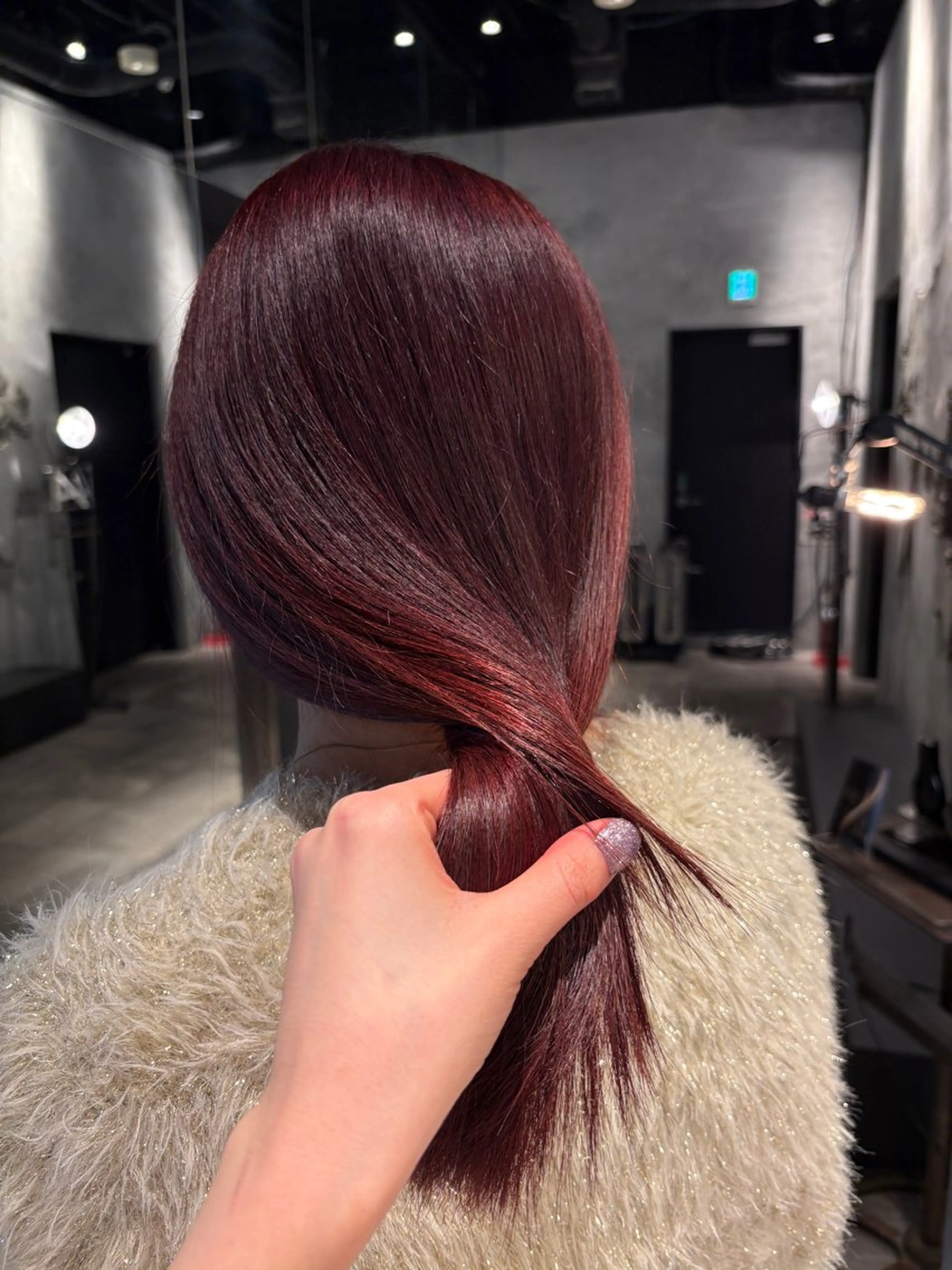 ミディアム カラー レッドカラー ヘアカラー トリートメント 🫧透明感カラー/ 寒色カラー/Risaのヘアスタイル