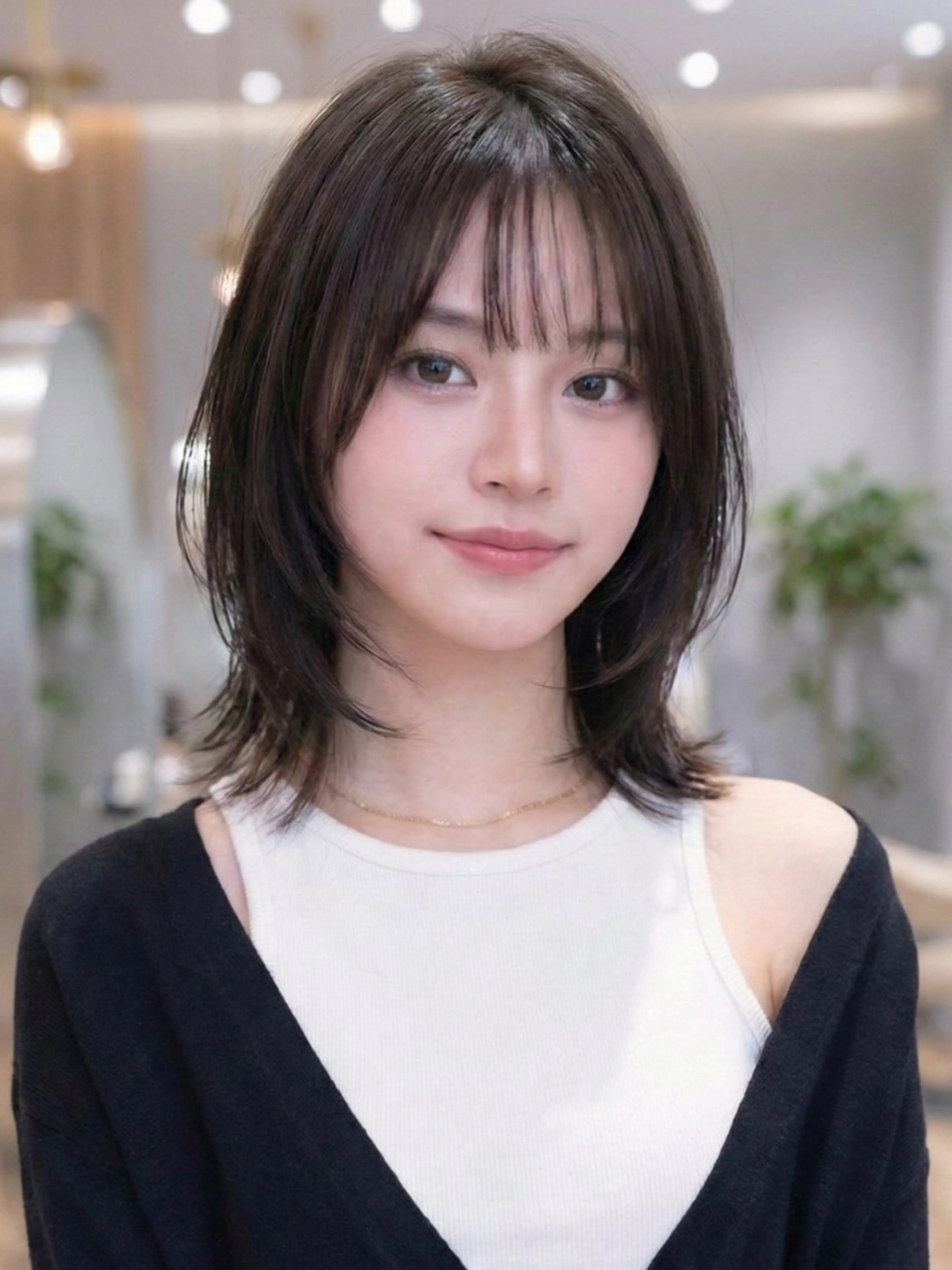 ミディアム カラー カット ヘアカラー トリートメント GULGUL 小関 伊吹のヘアスタイル