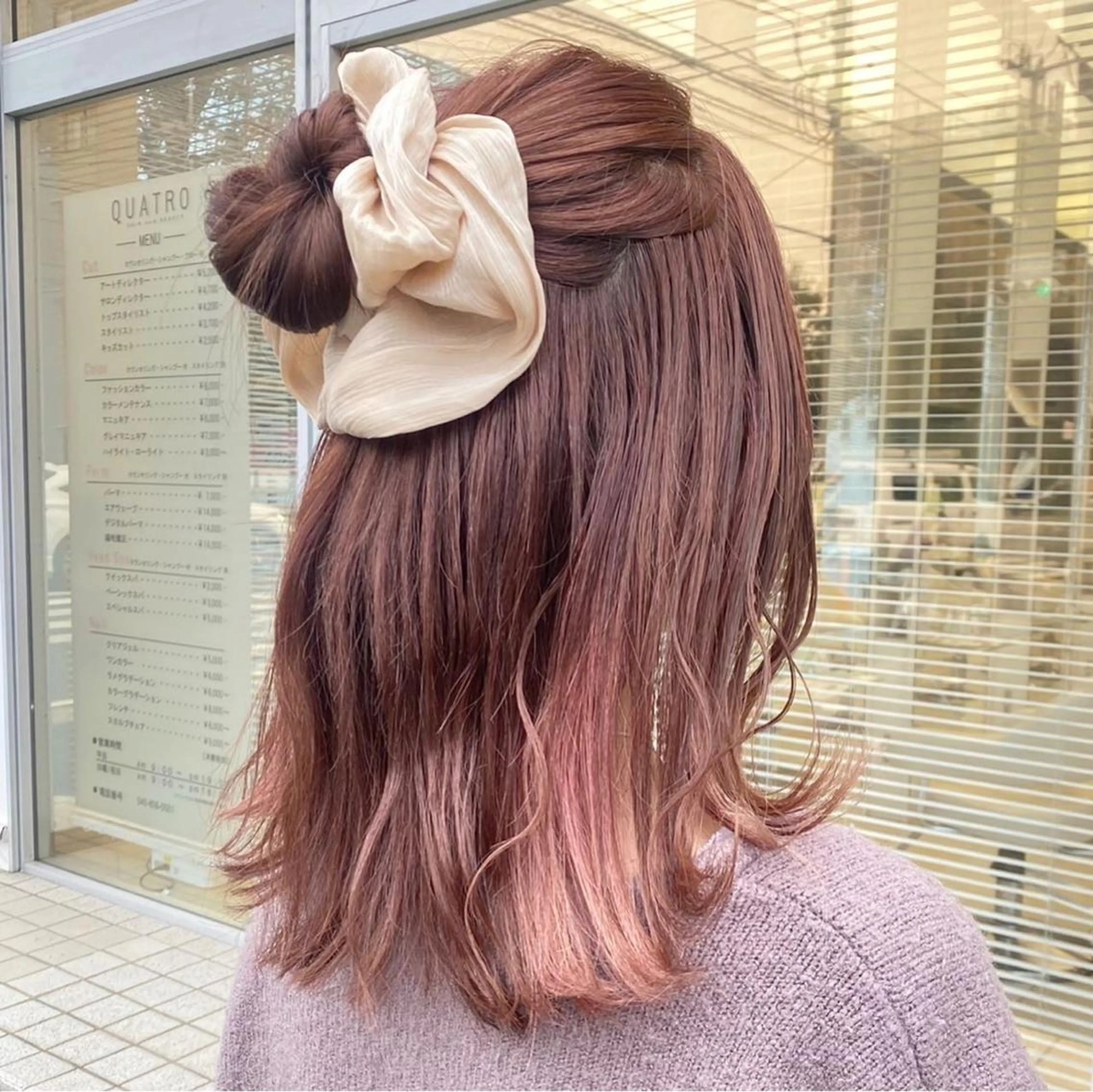 ミディアム しんた ようのヘアスタイル