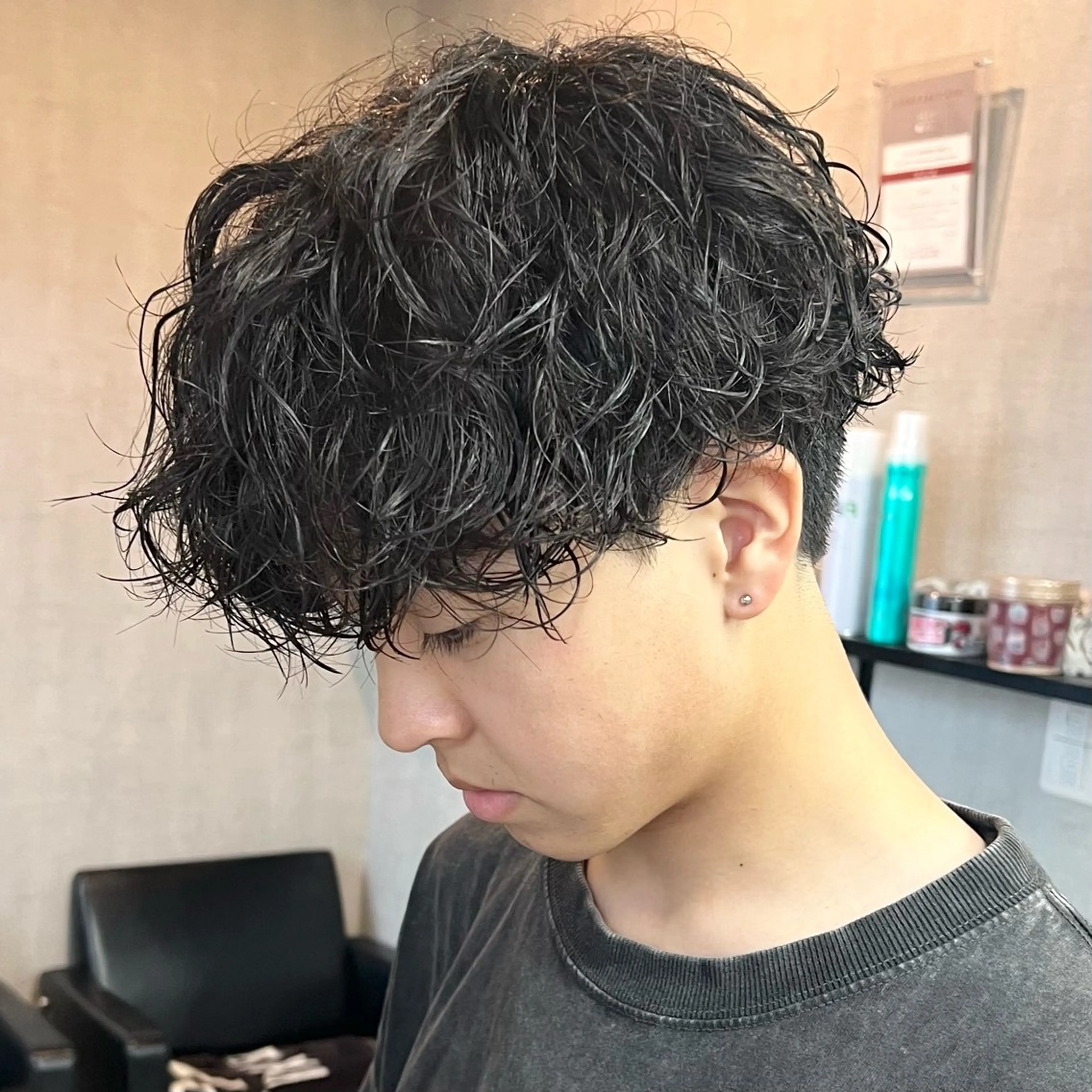 パーマ メンズ カット パーマ 💡似合わせのプロ 💡takutoのヘアスタイル