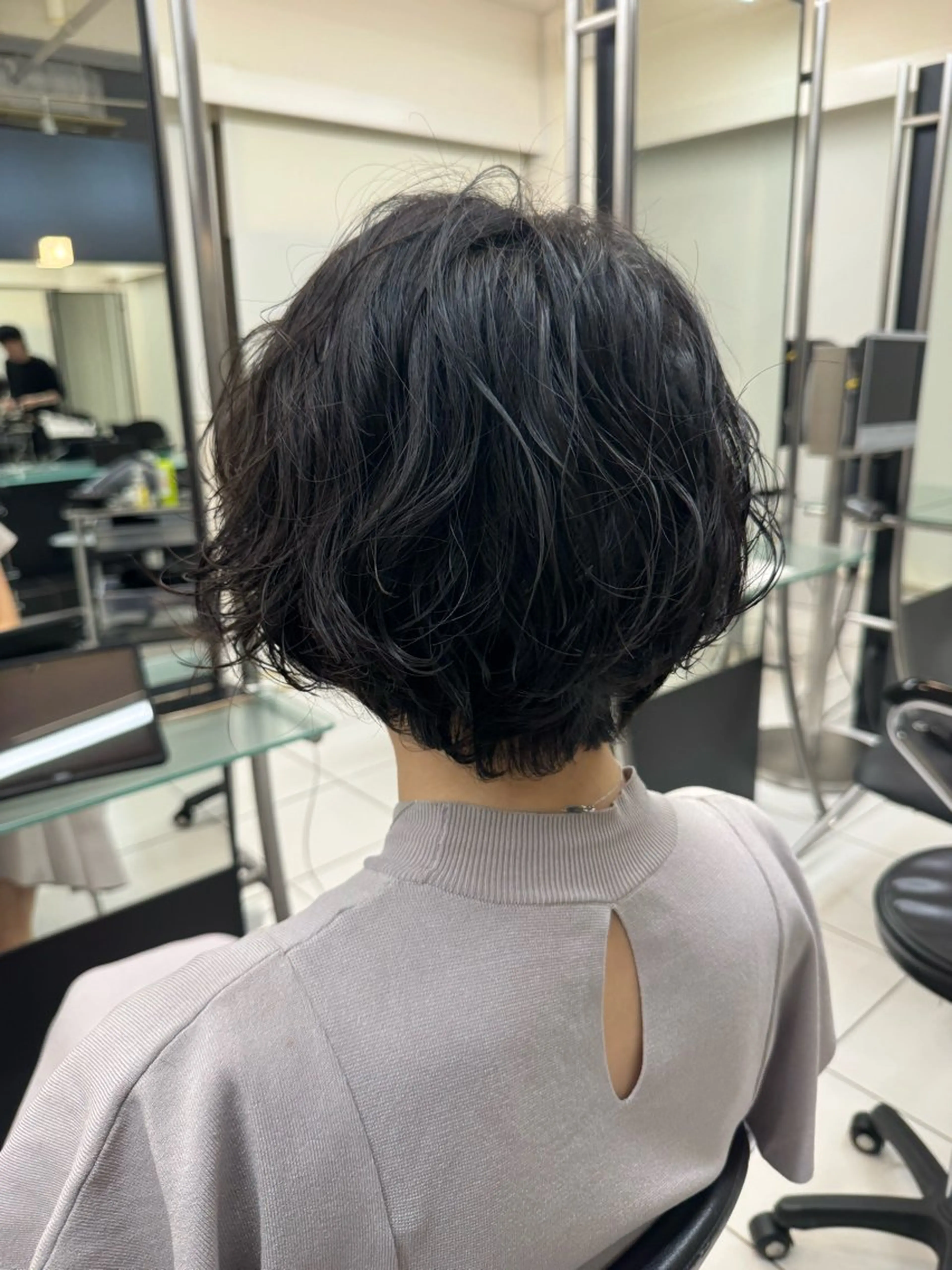 ショート パーマ 大庫 桜のヘアスタイル