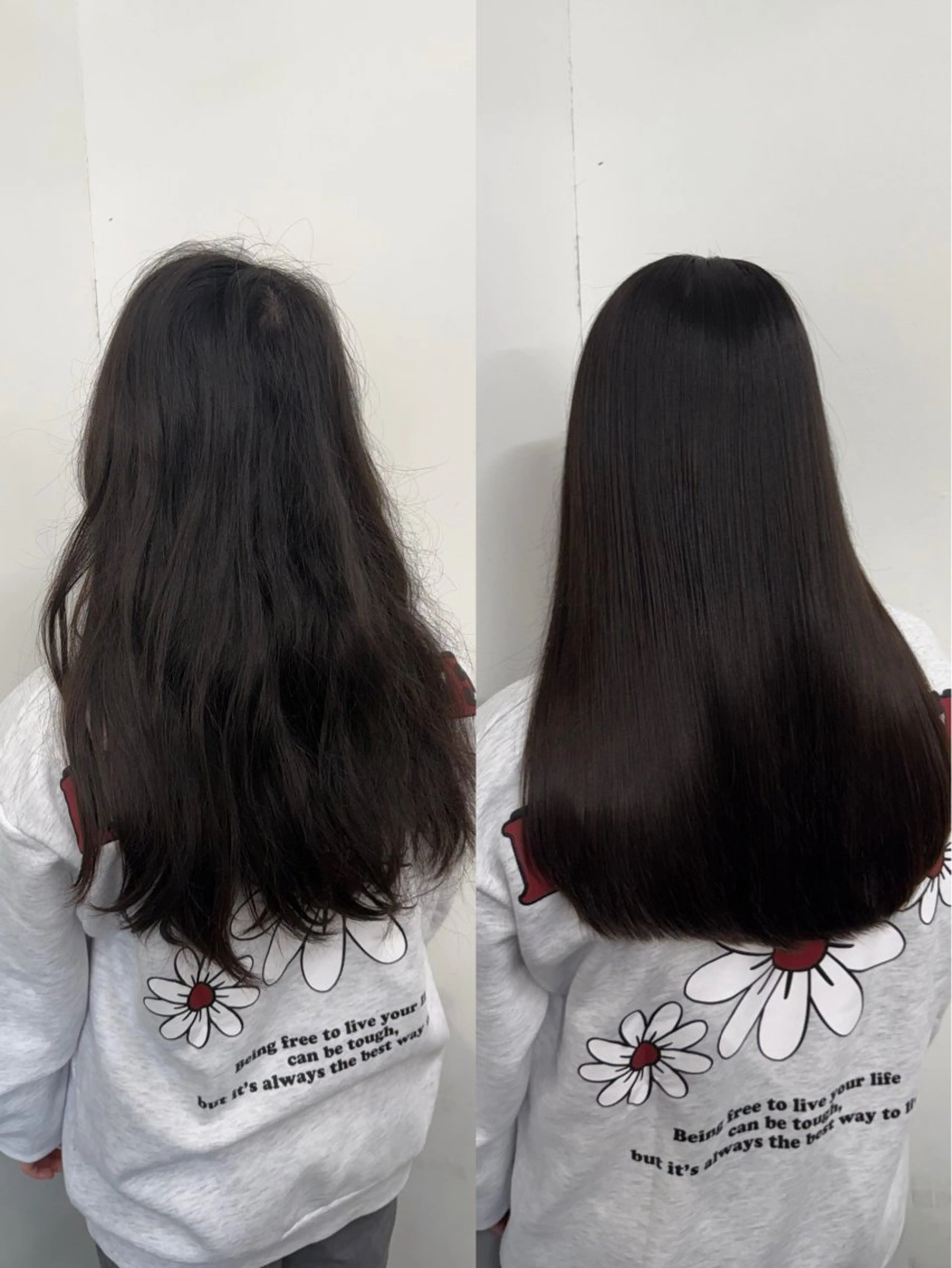 【カラーと縮毛矯正同時にしたい人🙋‍♀️💕】カット💇‍♀️➕縮毛矯正➕カラー🩵➕トリートメントの写真