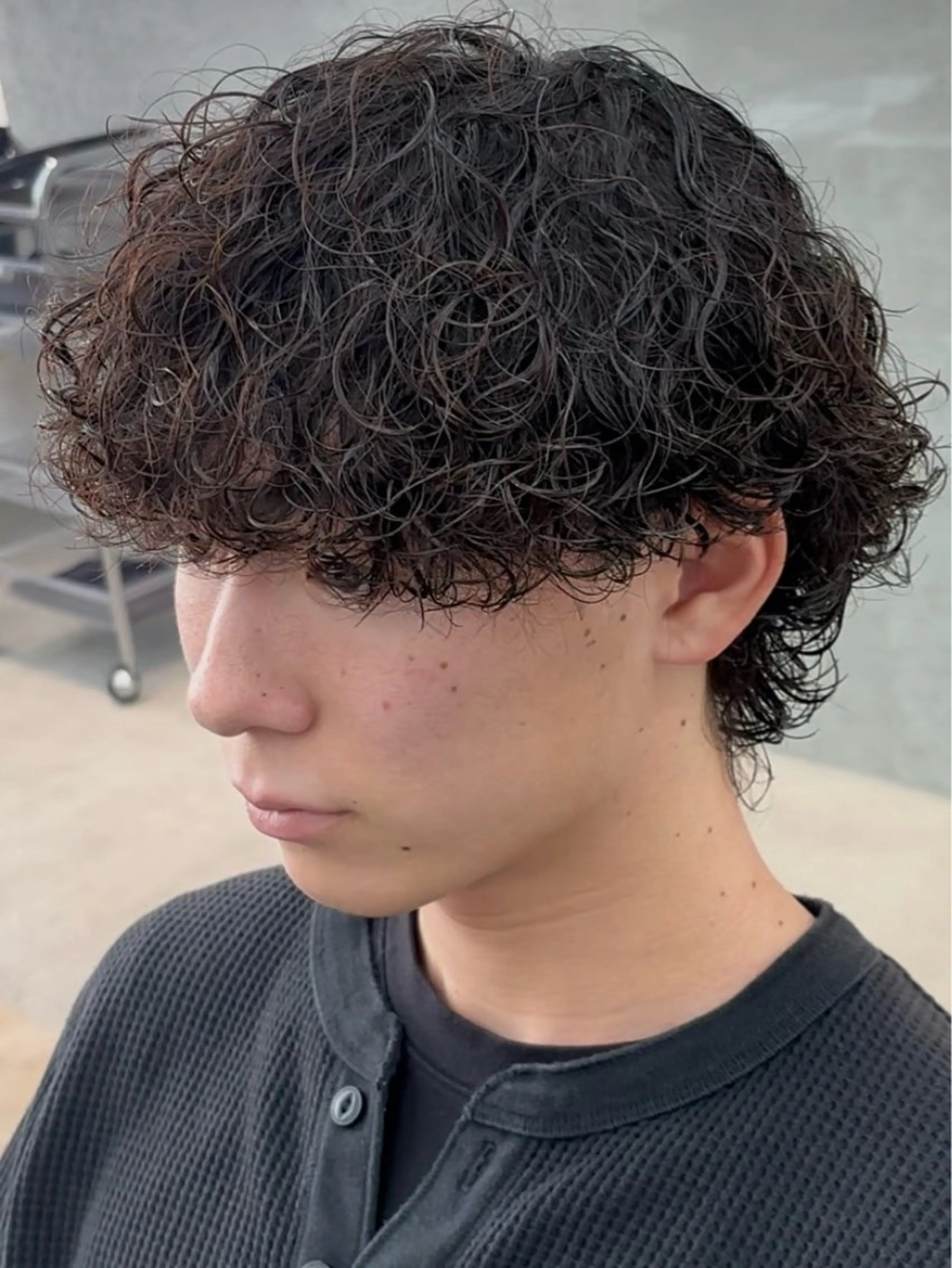 パーマ メンズ メンズパーマ 波巻きパーマ メンズパーマ特化 sayoのヘアスタイル