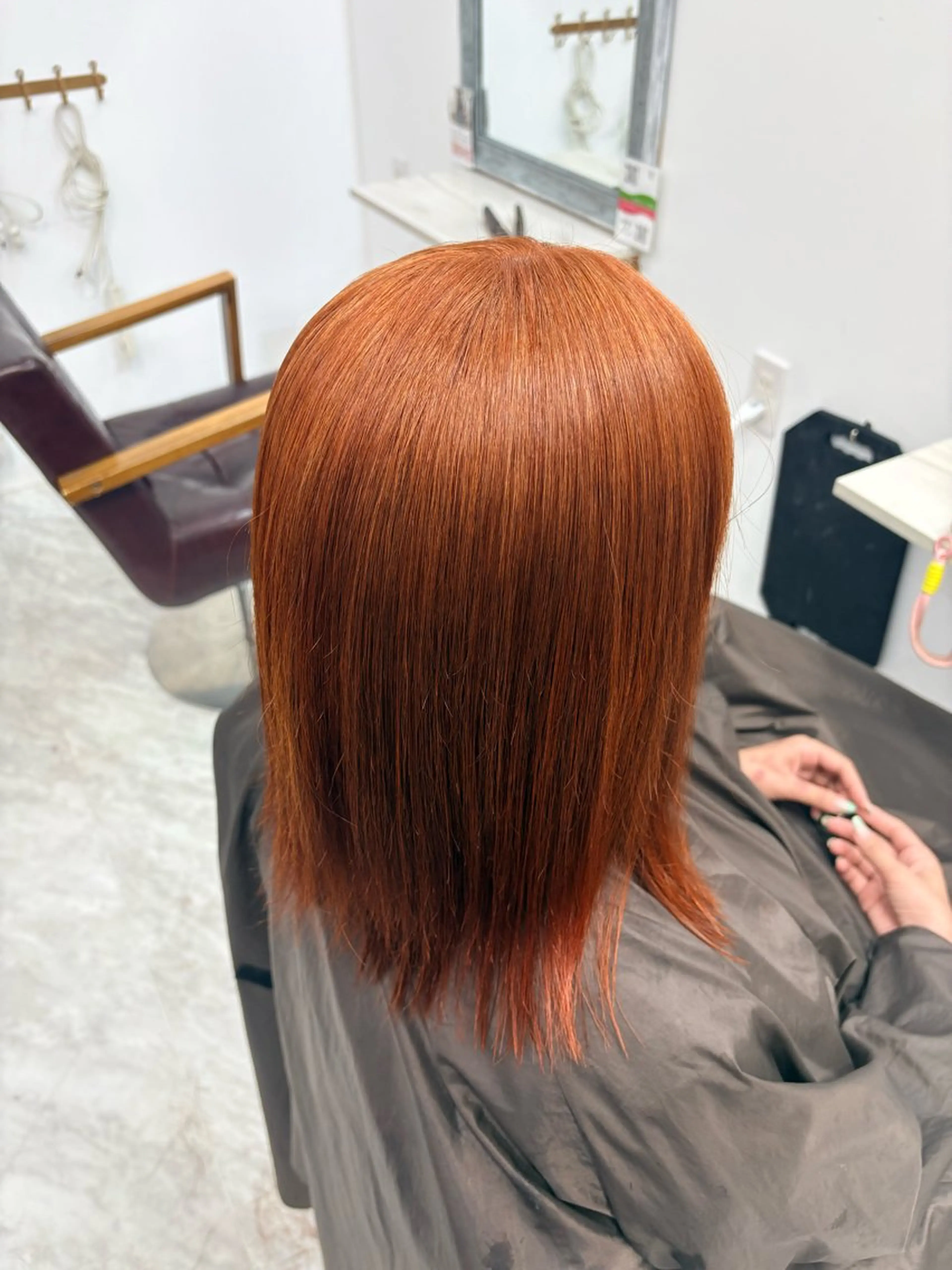 セミロング カラー 松木 風夏のヘアスタイル