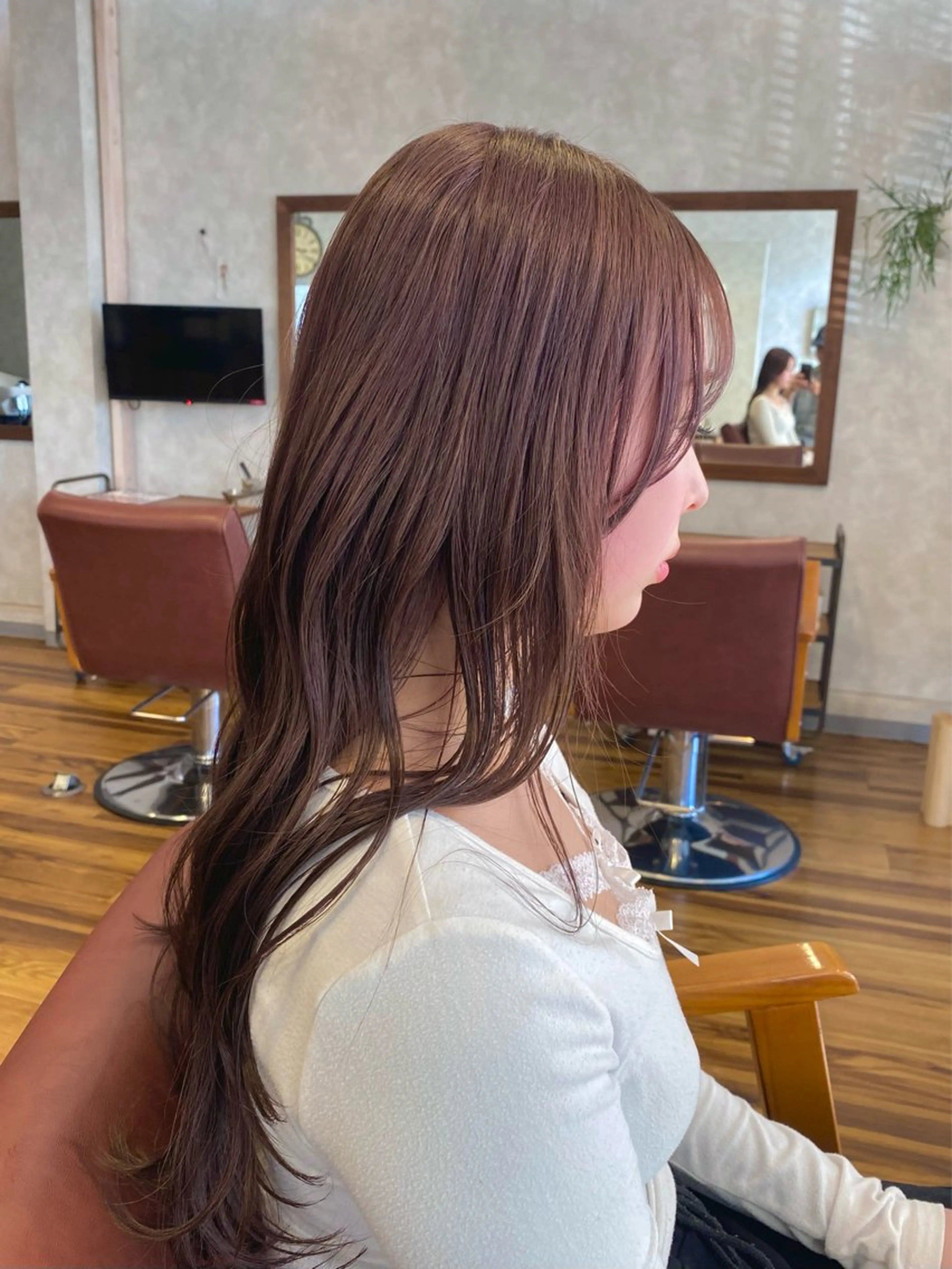 ロング カラー CROCHE クロッシュのヘアスタイル