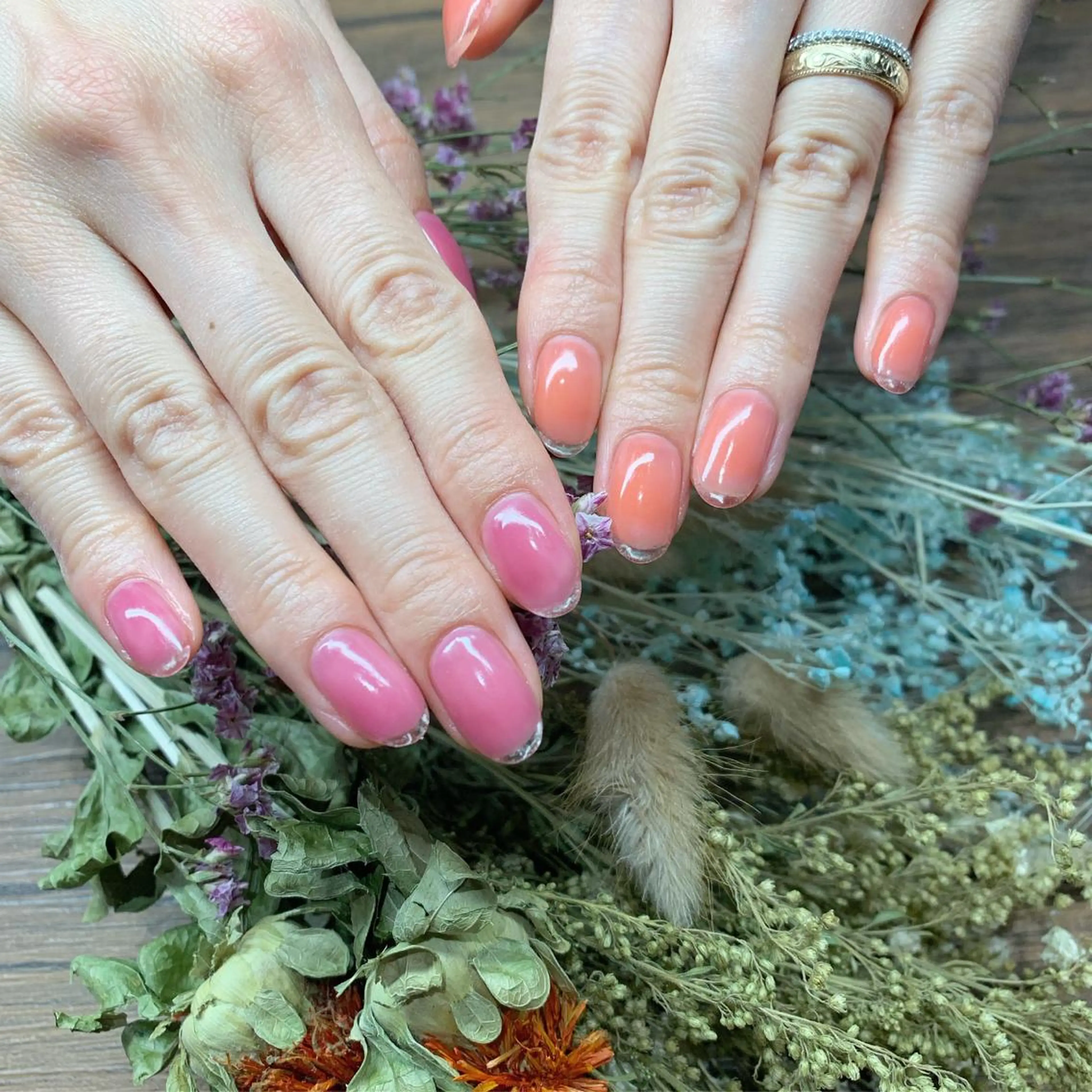 ネイル クリアネイル 長さ出し フレンチネイル 🪞KAPE NAIL 🪞のネイルデザイン