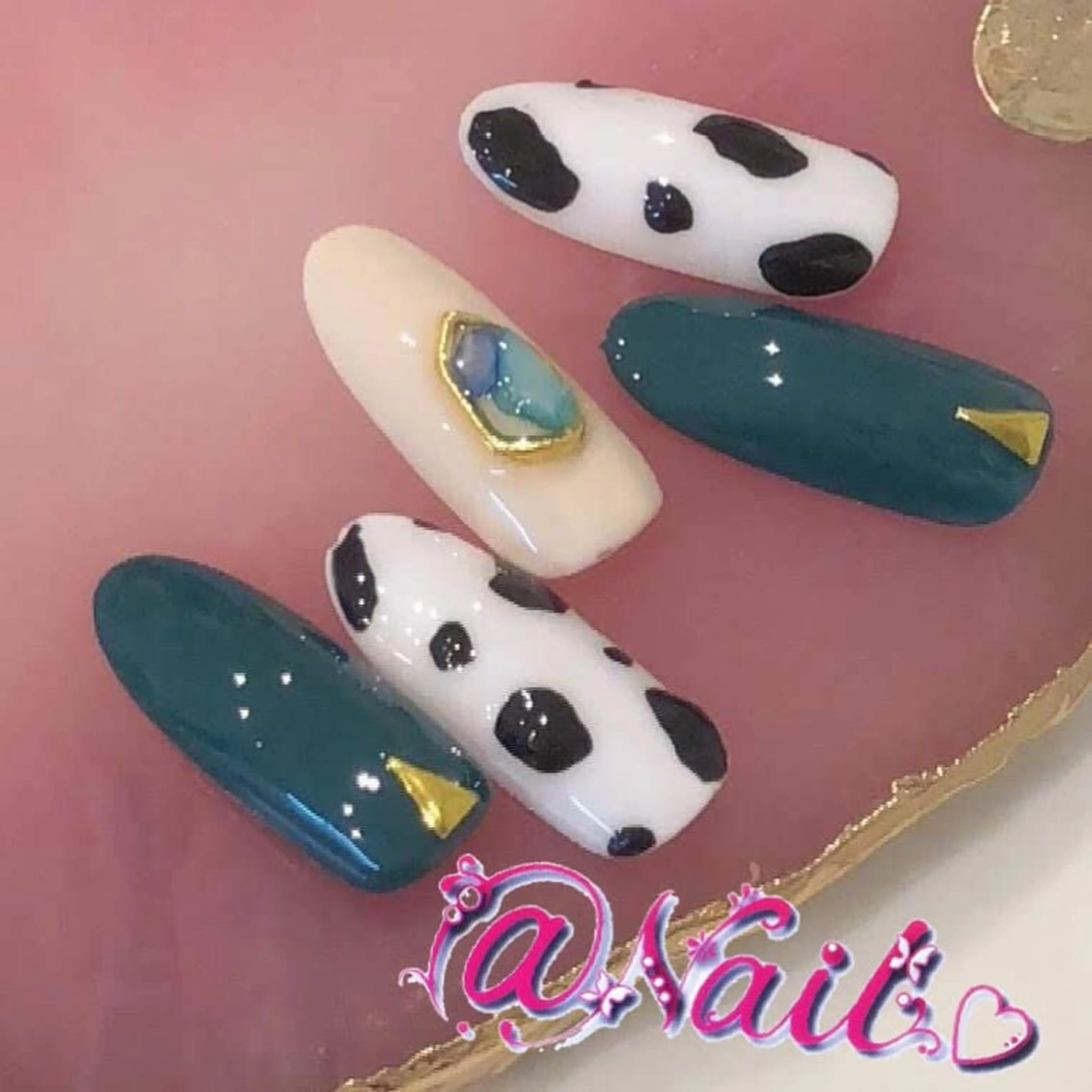 ネイル ネイルチップ 小尾 栞のネイルデザイン