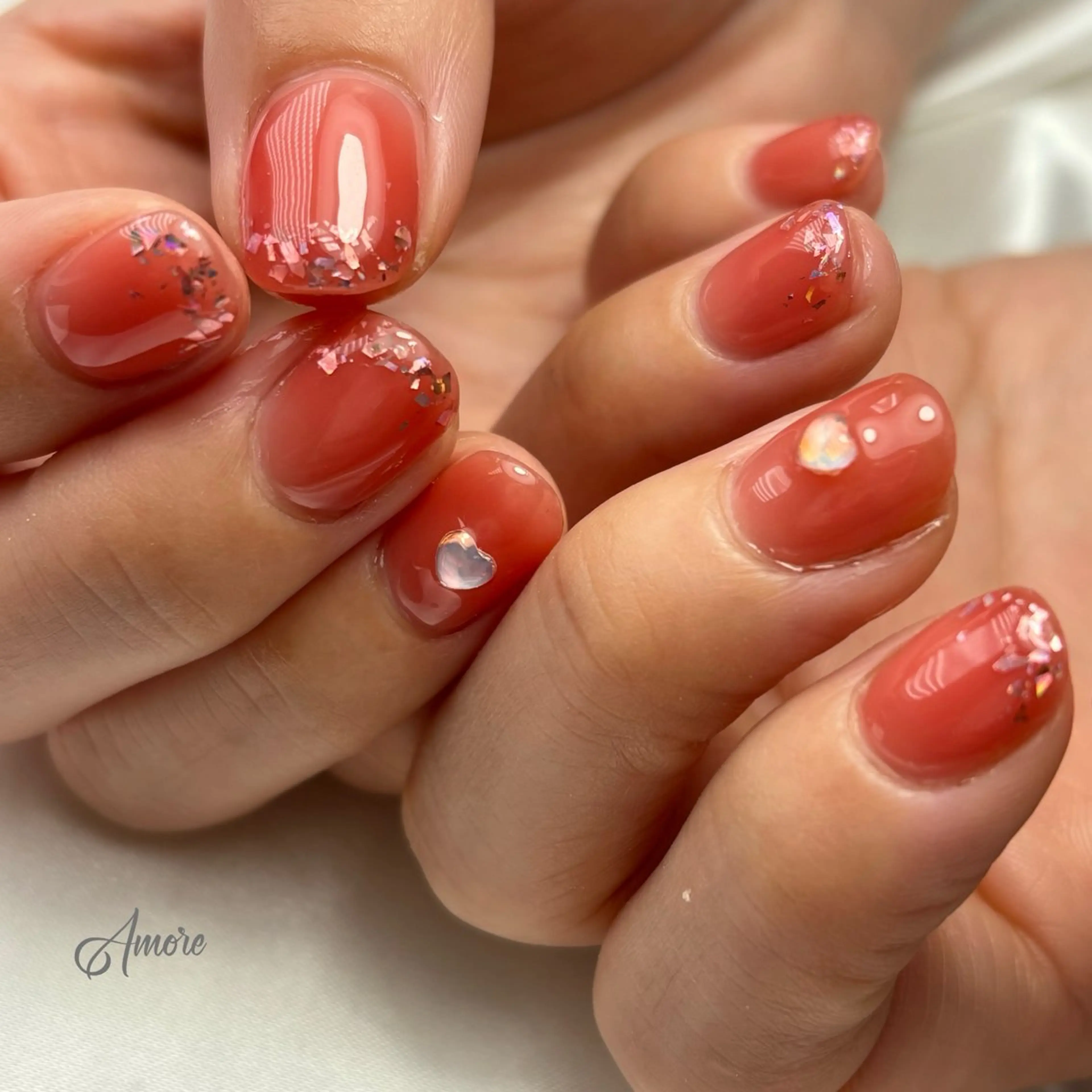 ネイル ジェルネイル キラキラネイル 韓国ネイル マグネットネイル パラジェル You kyehwaのネイルデザイン