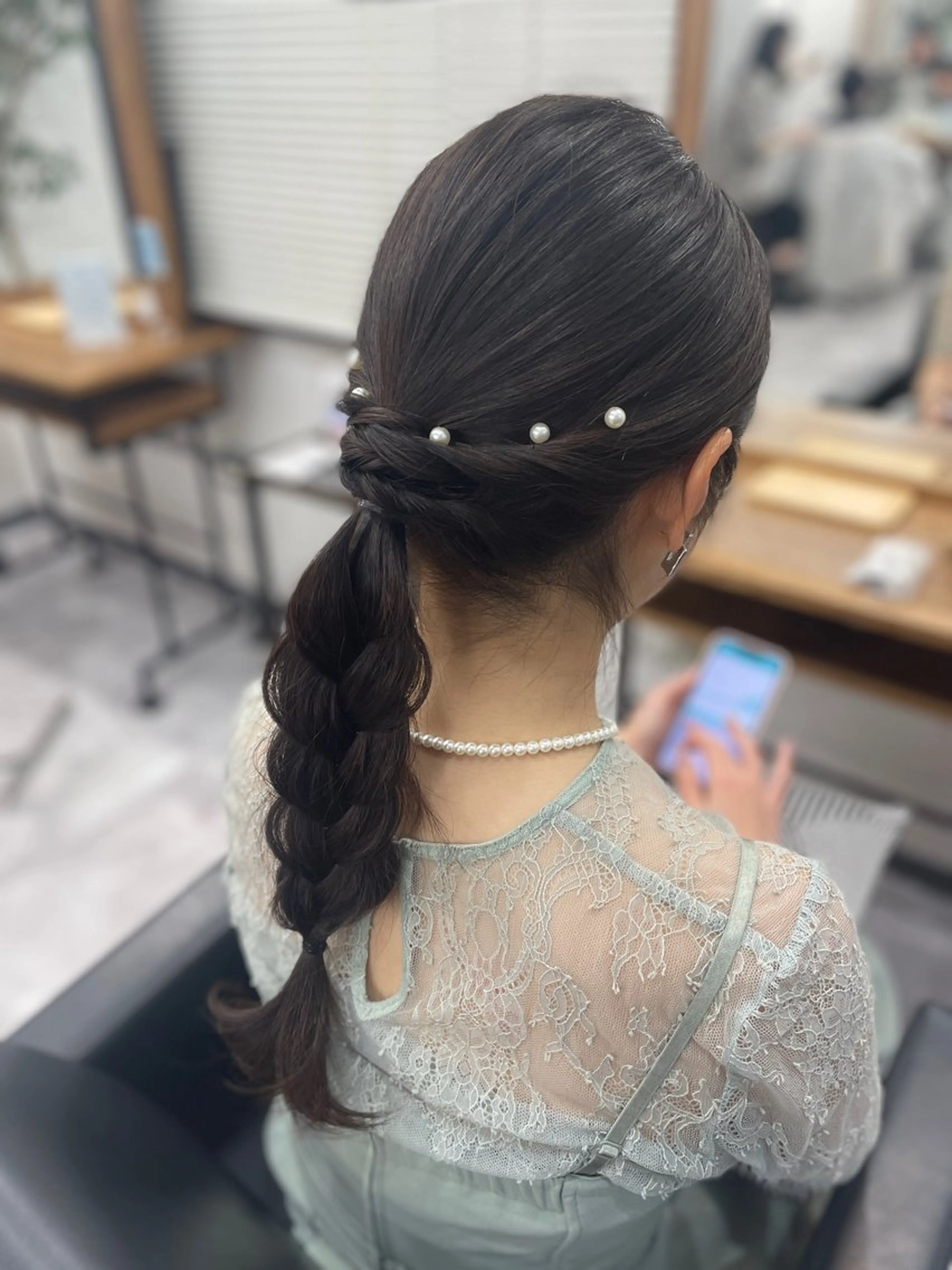 セミロング ヘアセット OGAWA HIROKIのヘアスタイル