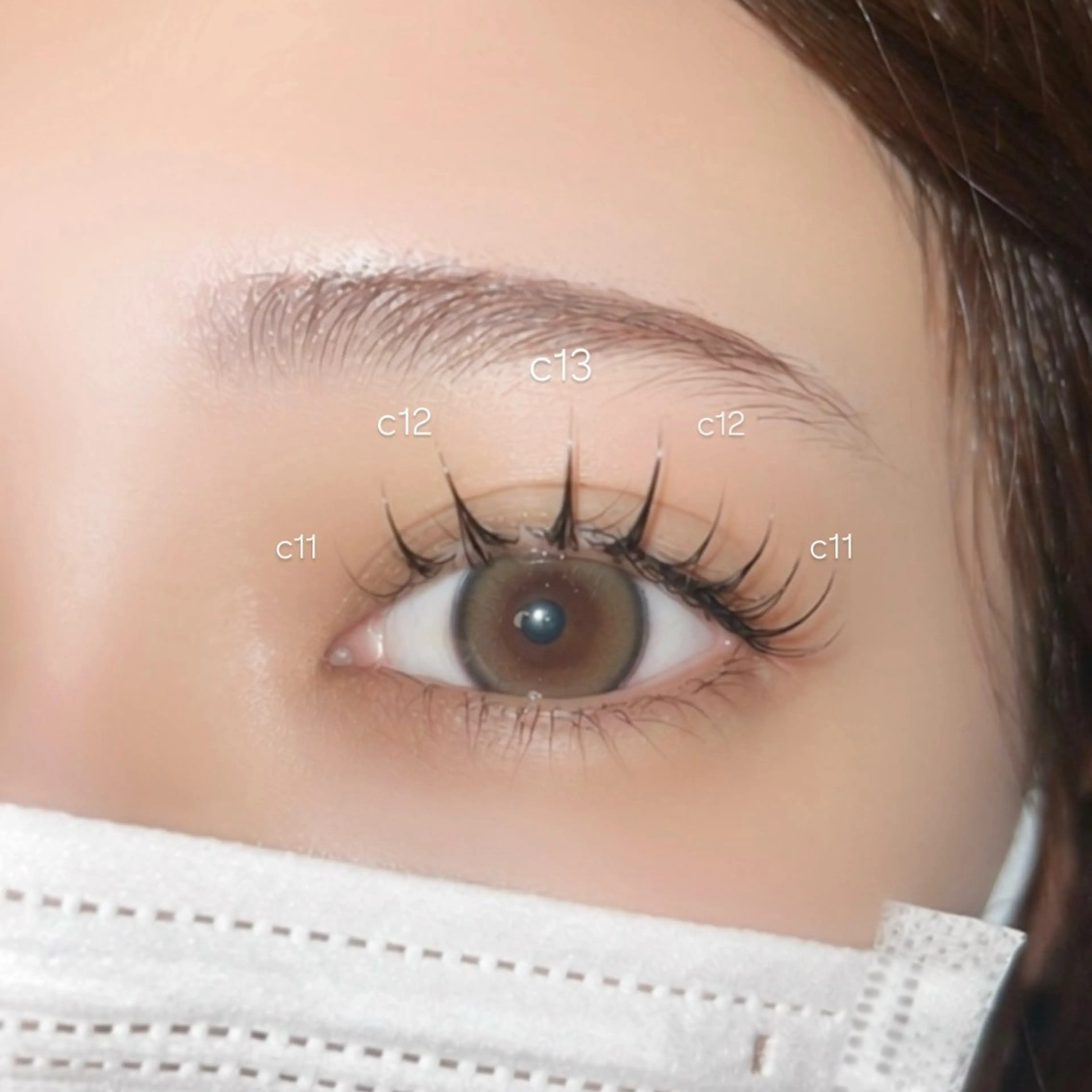 マツエク・マツパ マツエク Ayumi.dre 🤍T 〈2階〉のマツエク・マツパデザイン