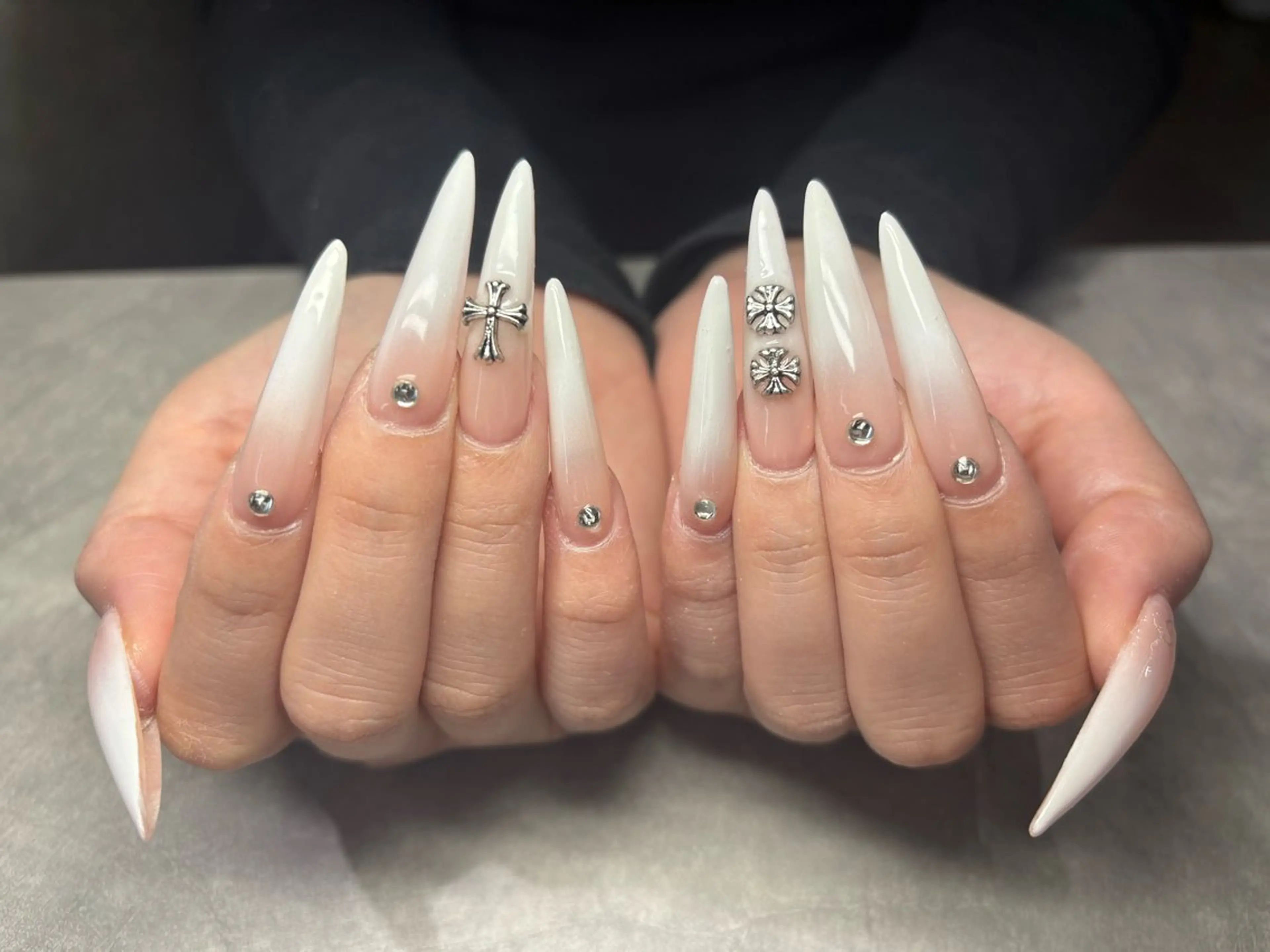 スカルプ並みの強度❤️‍🔥選べる長さ・形🉑チップ10本アプレ💅ベイビーブーマー✨他店オフ込み⭕️の写真