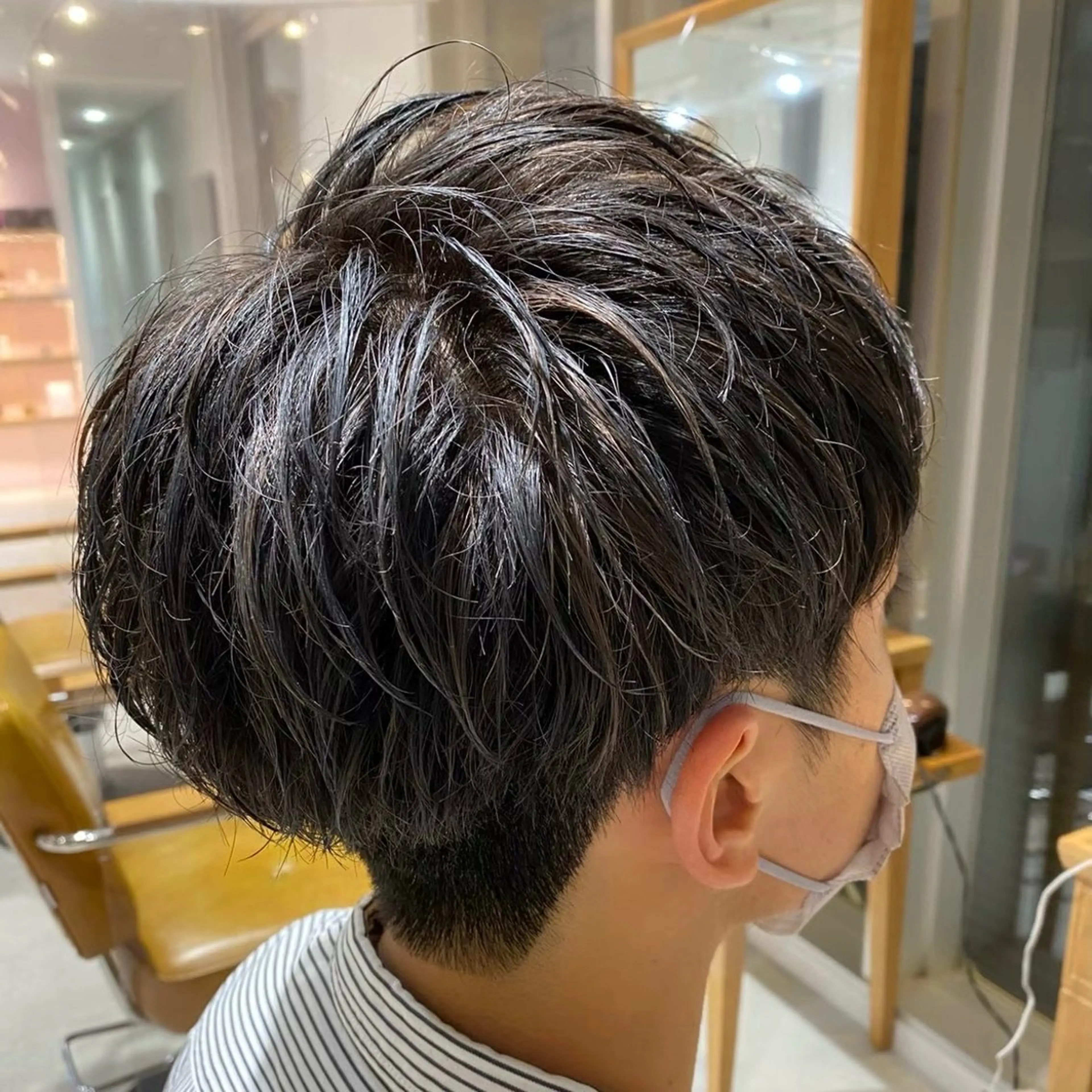 メンズ カット 柳樂 響のヘアスタイル