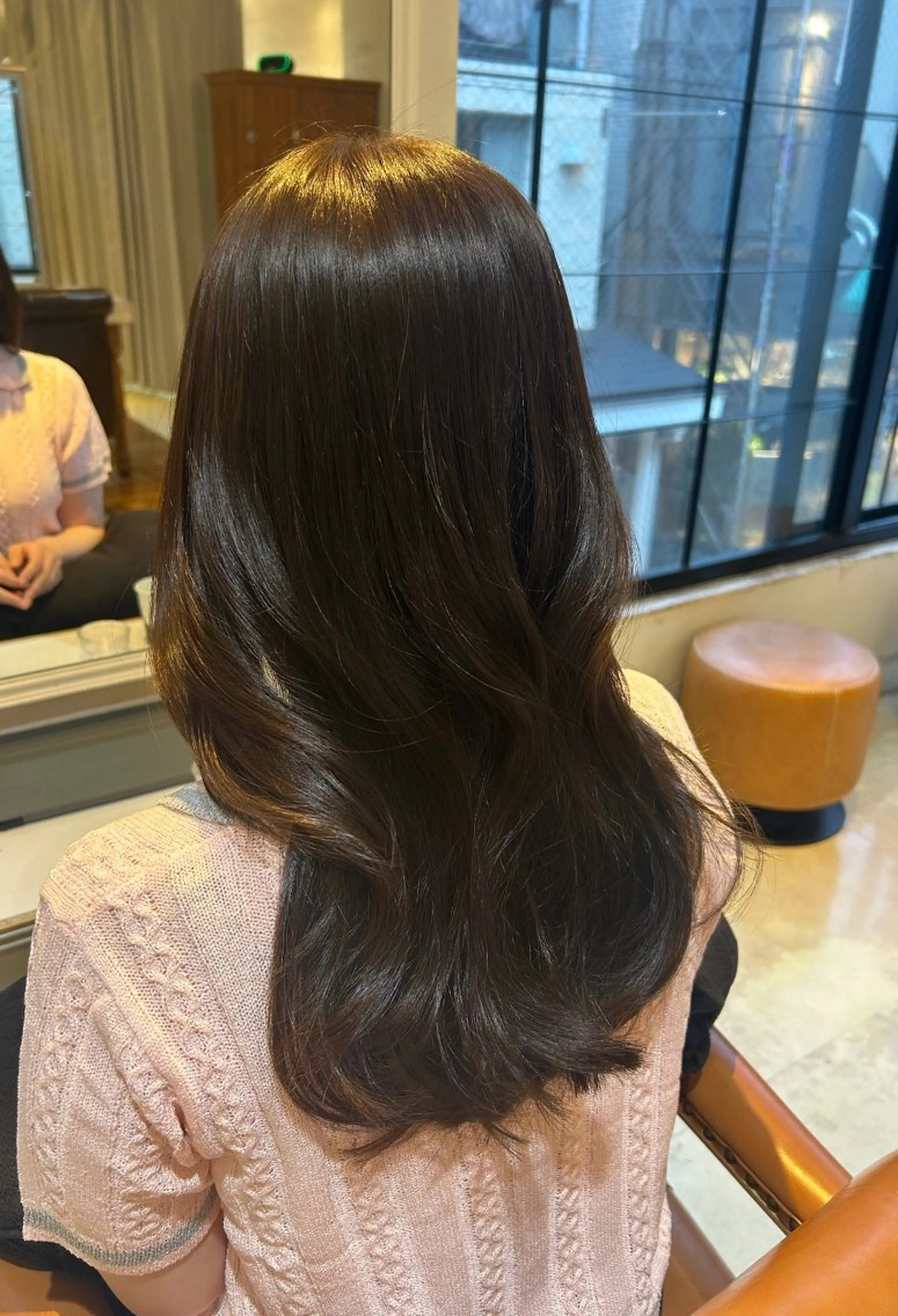 セミロング ヘアカラー トリートメント 山本美月🌈艶カラー 🦄暖色カラー🌈のヘアスタイル