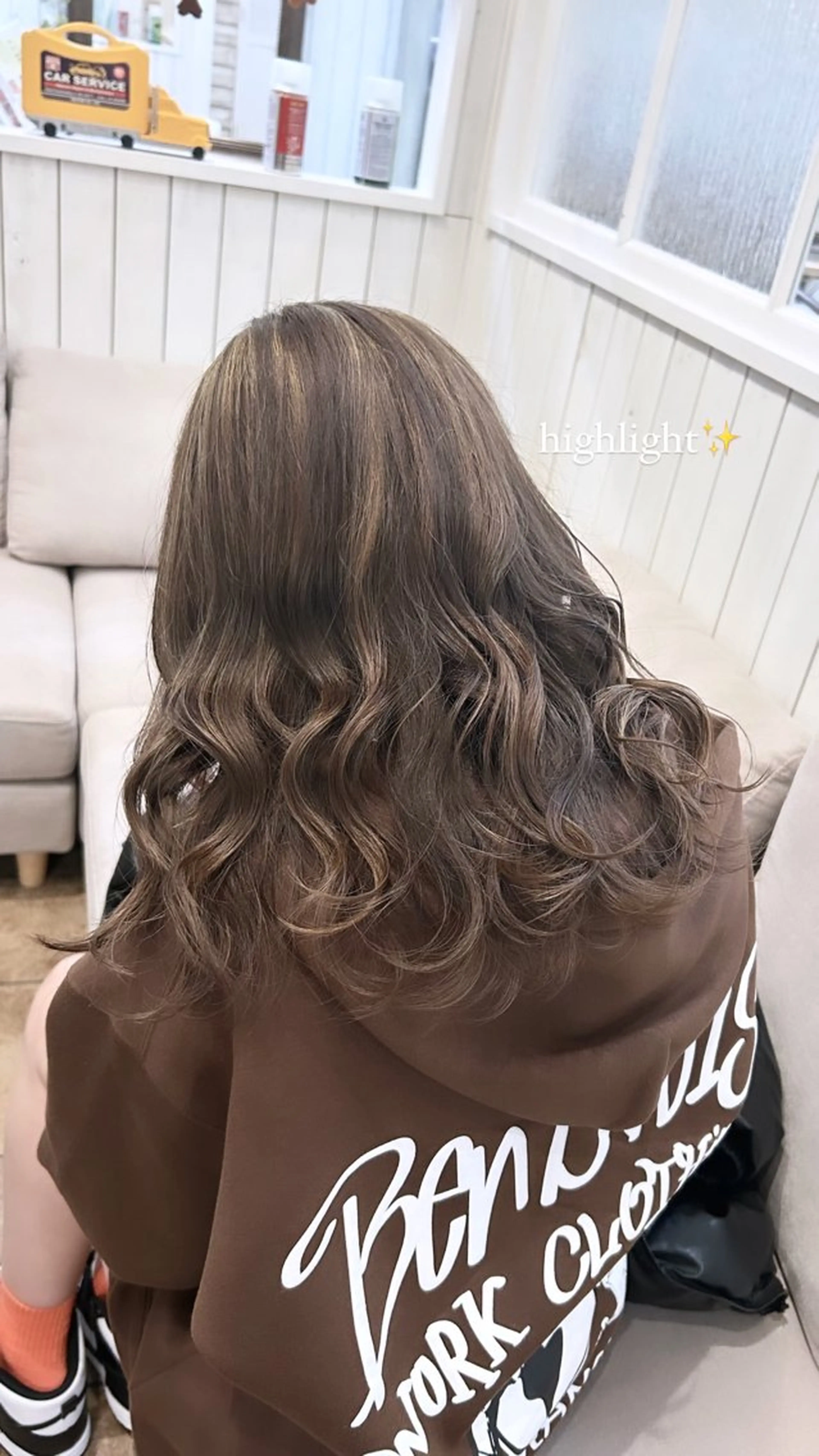 セミロング カラー 🦋韓国風レイヤー 🦋AYANE⁎⁺˳のヘアスタイル